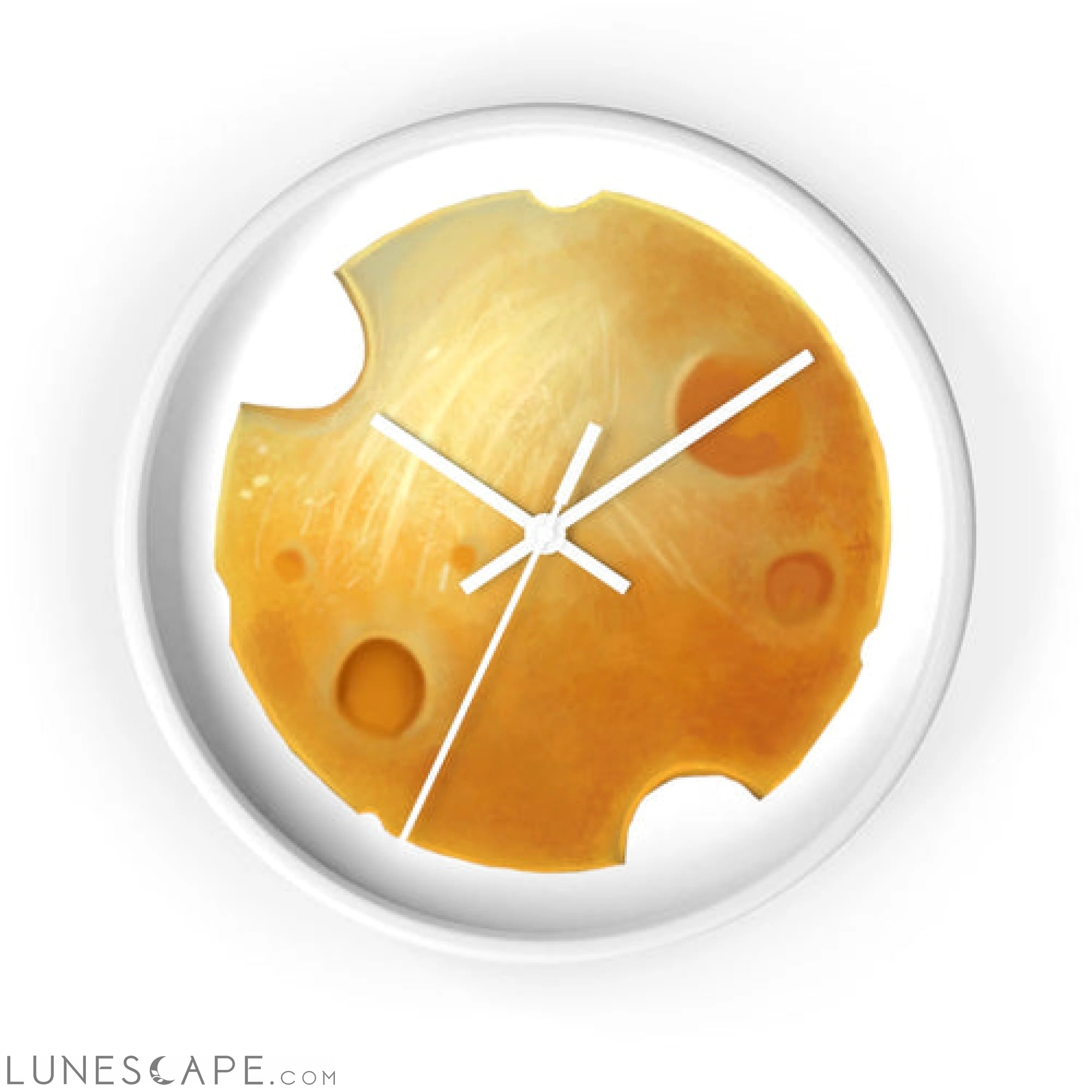 Cheese Wall clock LUNESCAPE