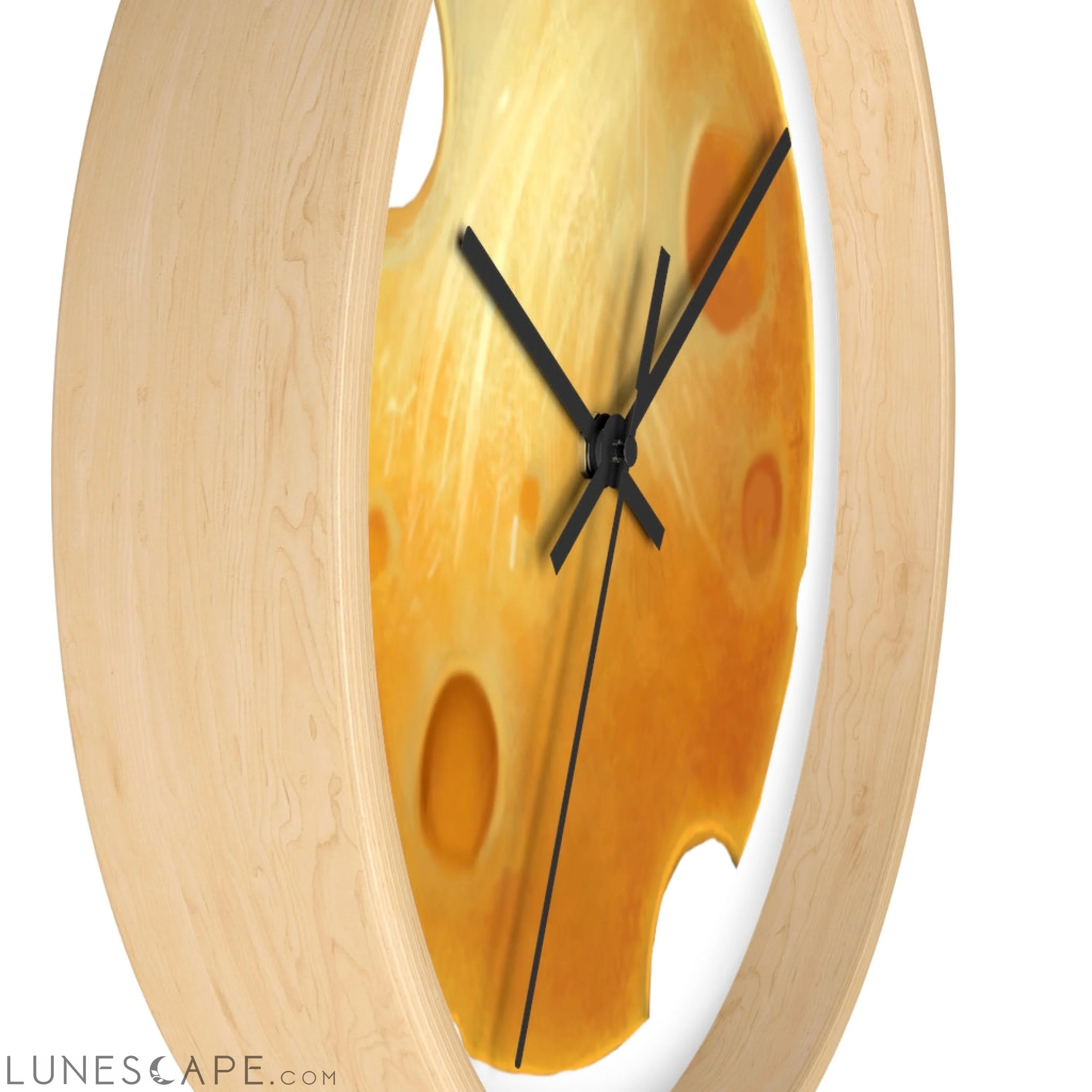Cheese Wall clock LUNESCAPE