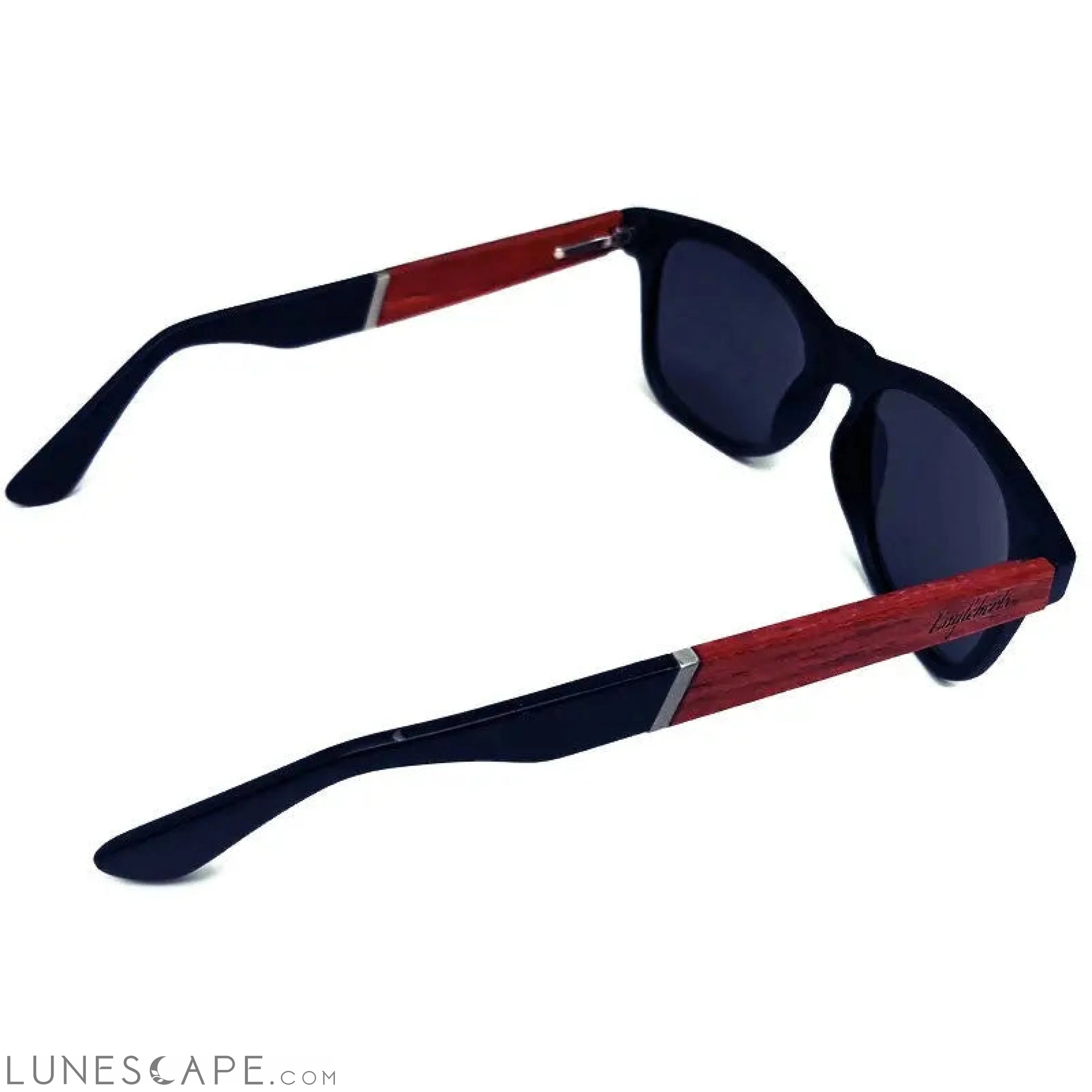 Cherry Wood & Acetate Sunglasses - Handcrafted LUNESCAPE