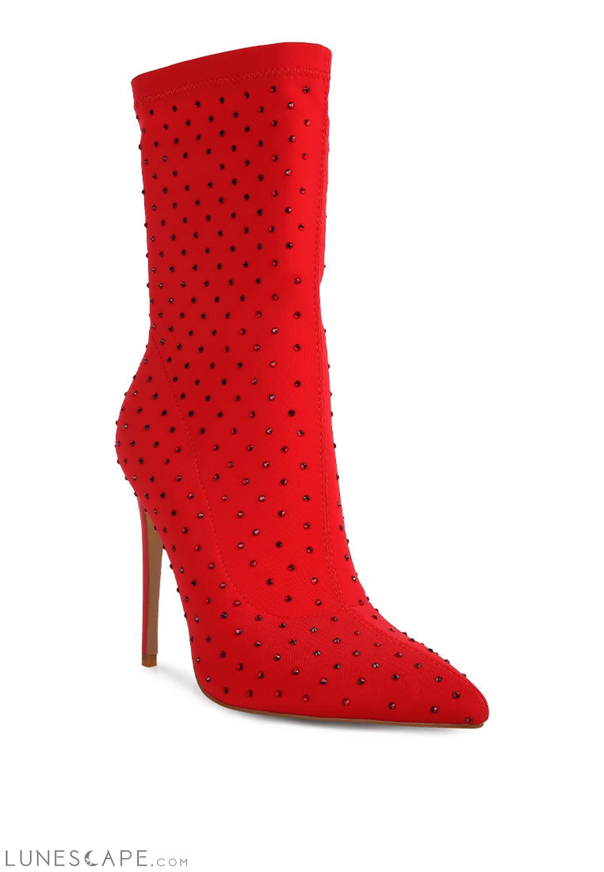 Cheugy Embellished Ankle Boots LUNESCAPE