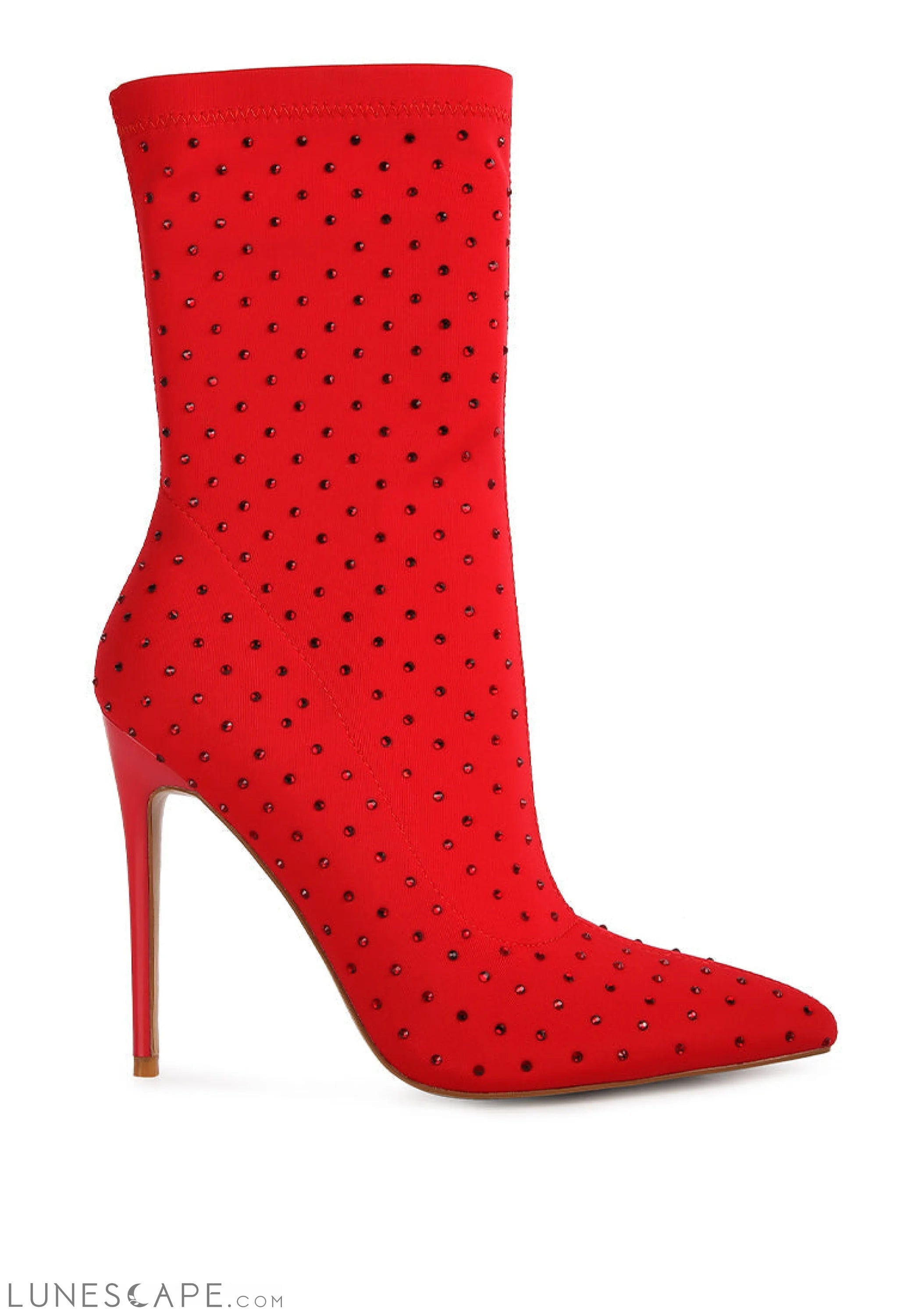 Cheugy Embellished Ankle Boots LUNESCAPE