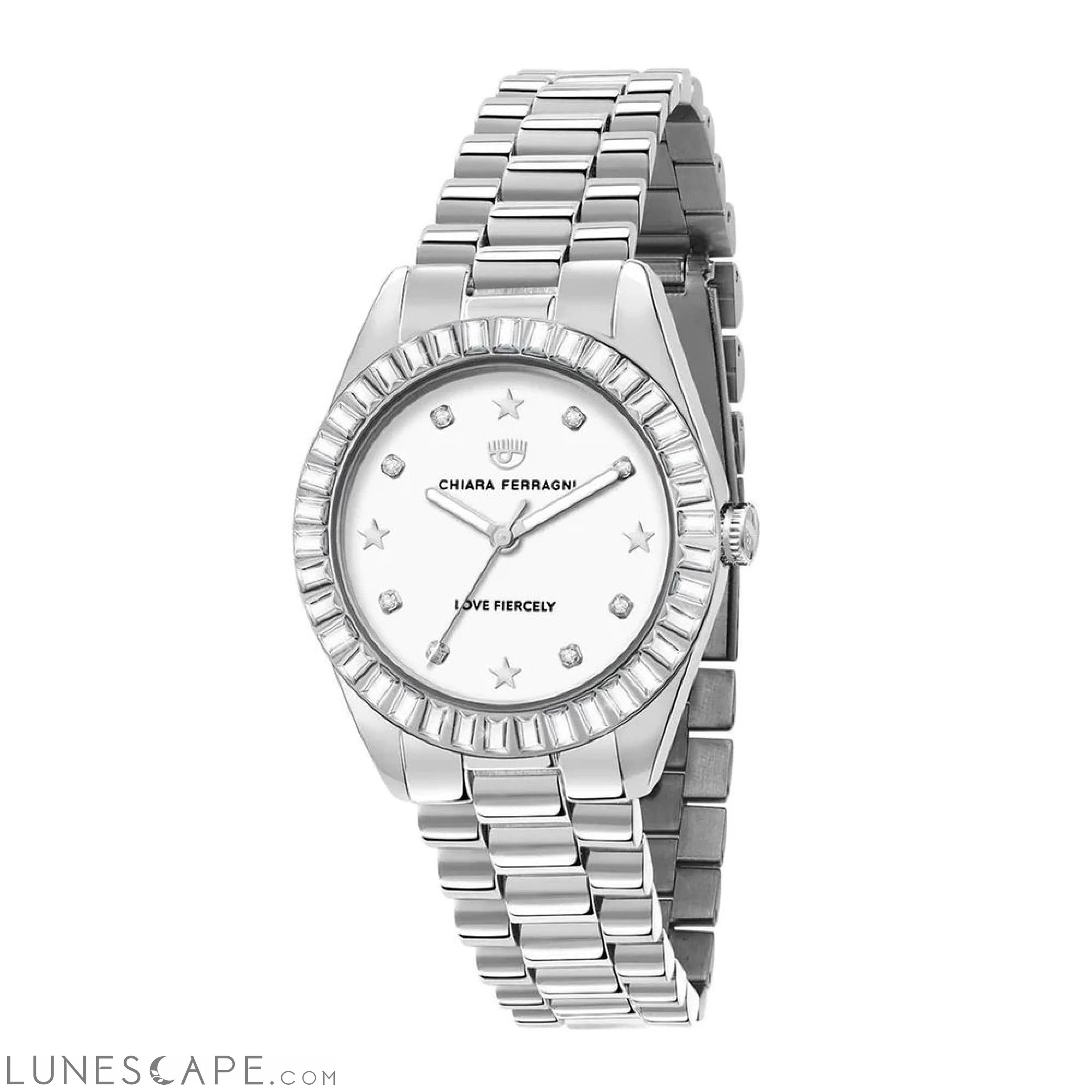 Chiara Ferragni Silver Stainless Steel Watch LUNESCAPE