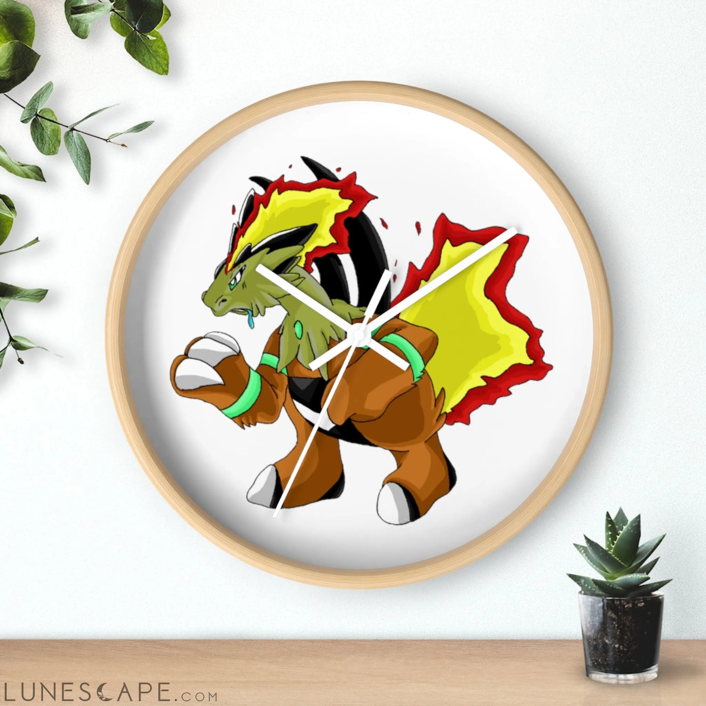 Chibakzu Wall clock LUNESCAPE