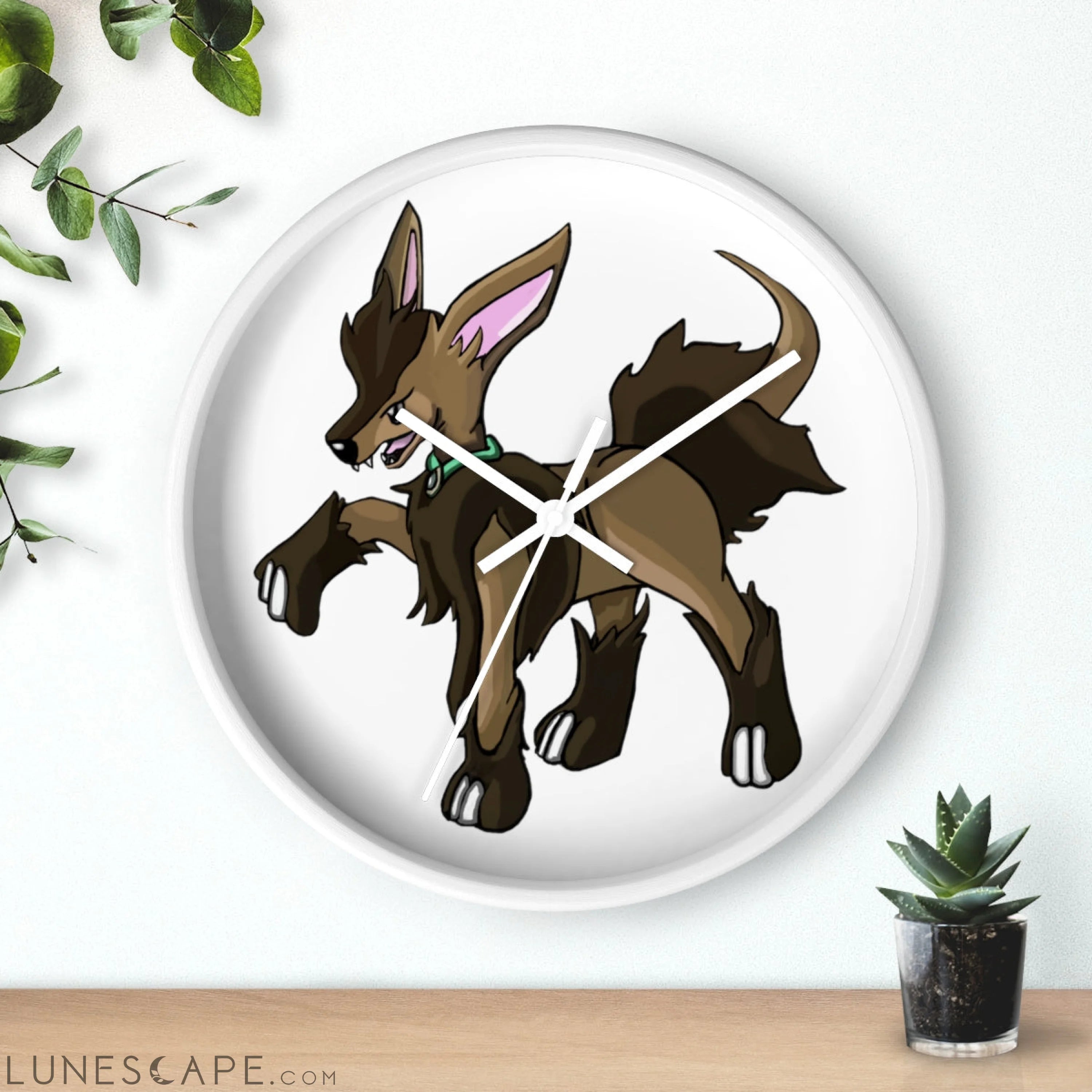 Chiwuahun Wall clock LUNESCAPE