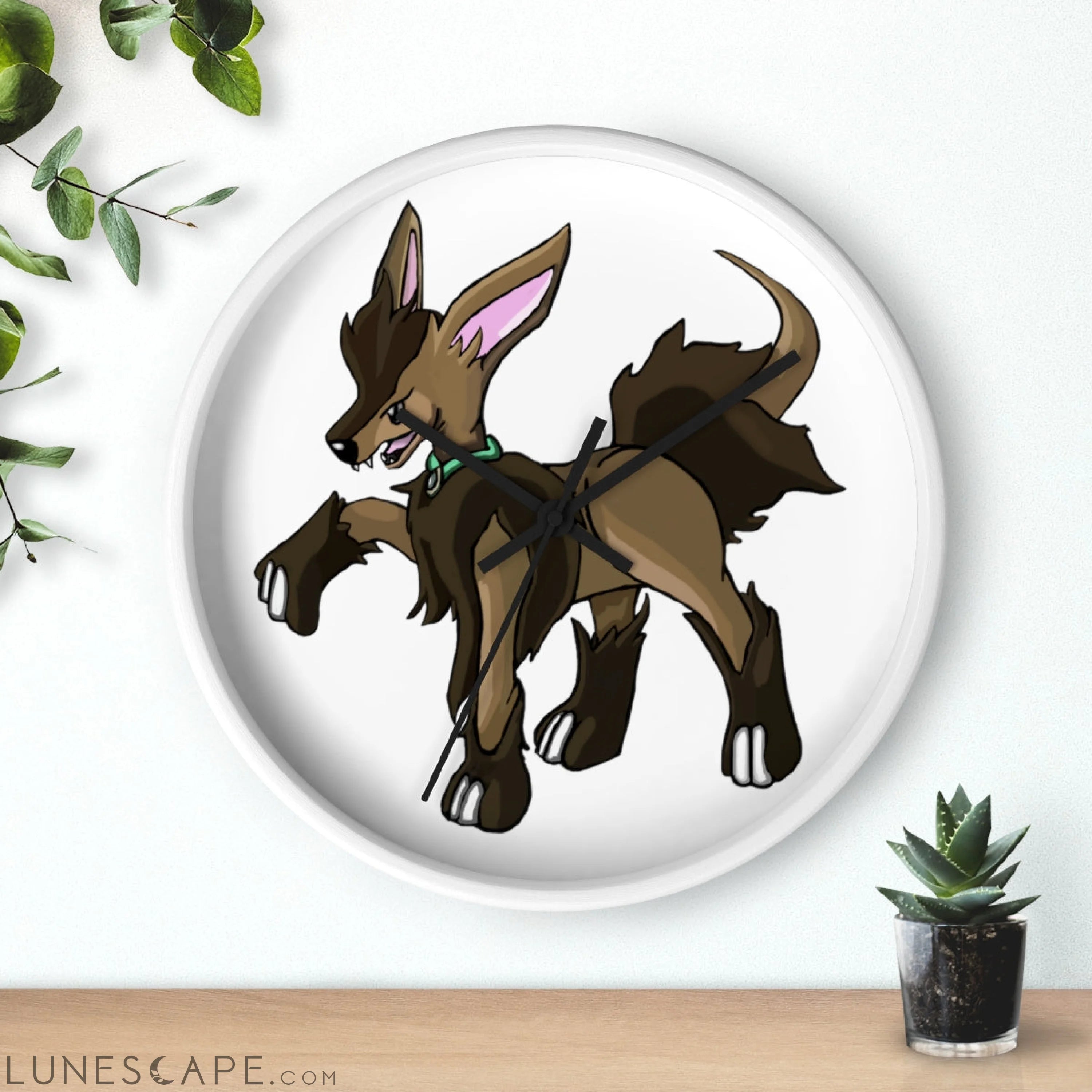 Chiwuahun Wall clock LUNESCAPE