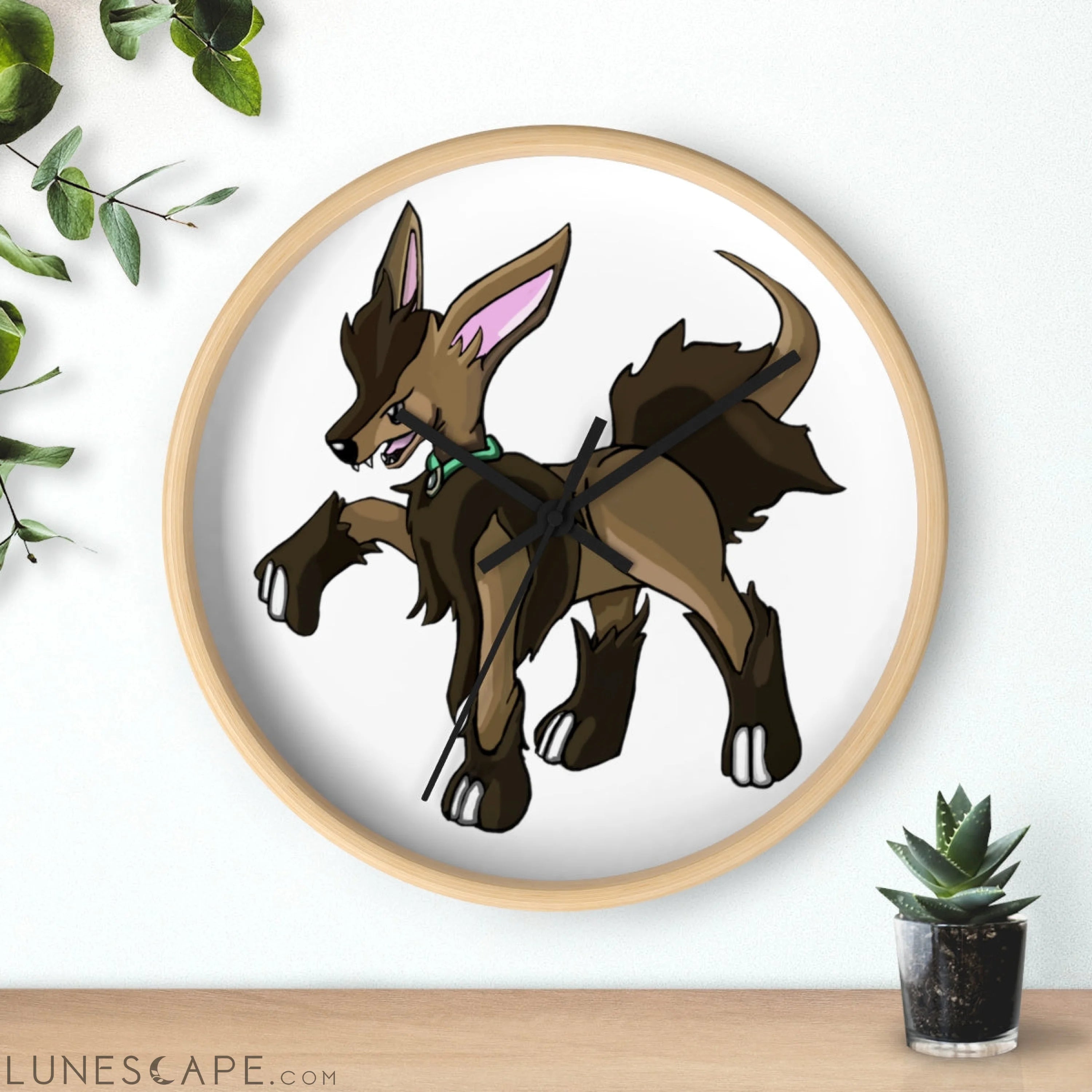 Chiwuahun Wall clock LUNESCAPE