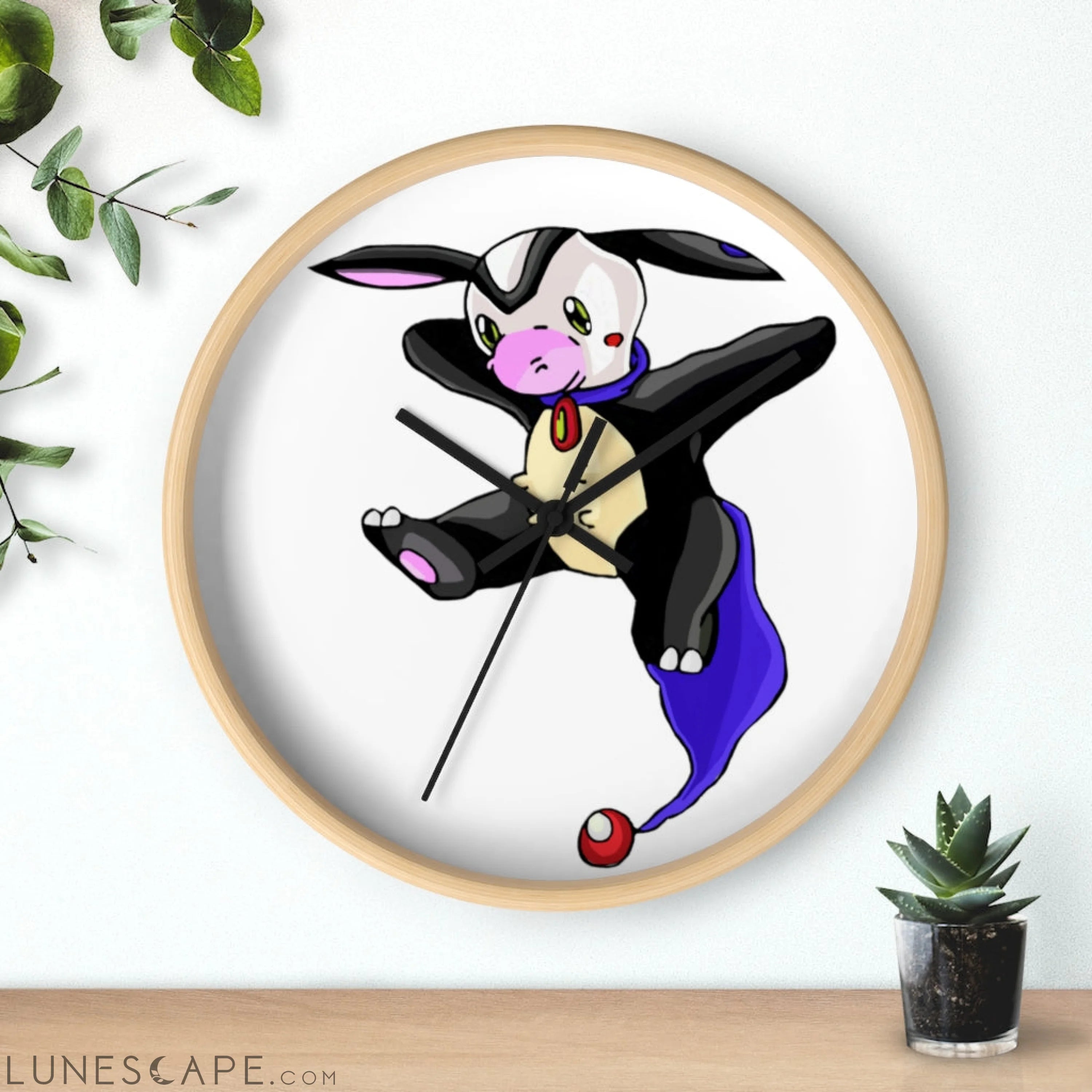 Choyri Wall clock LUNESCAPE