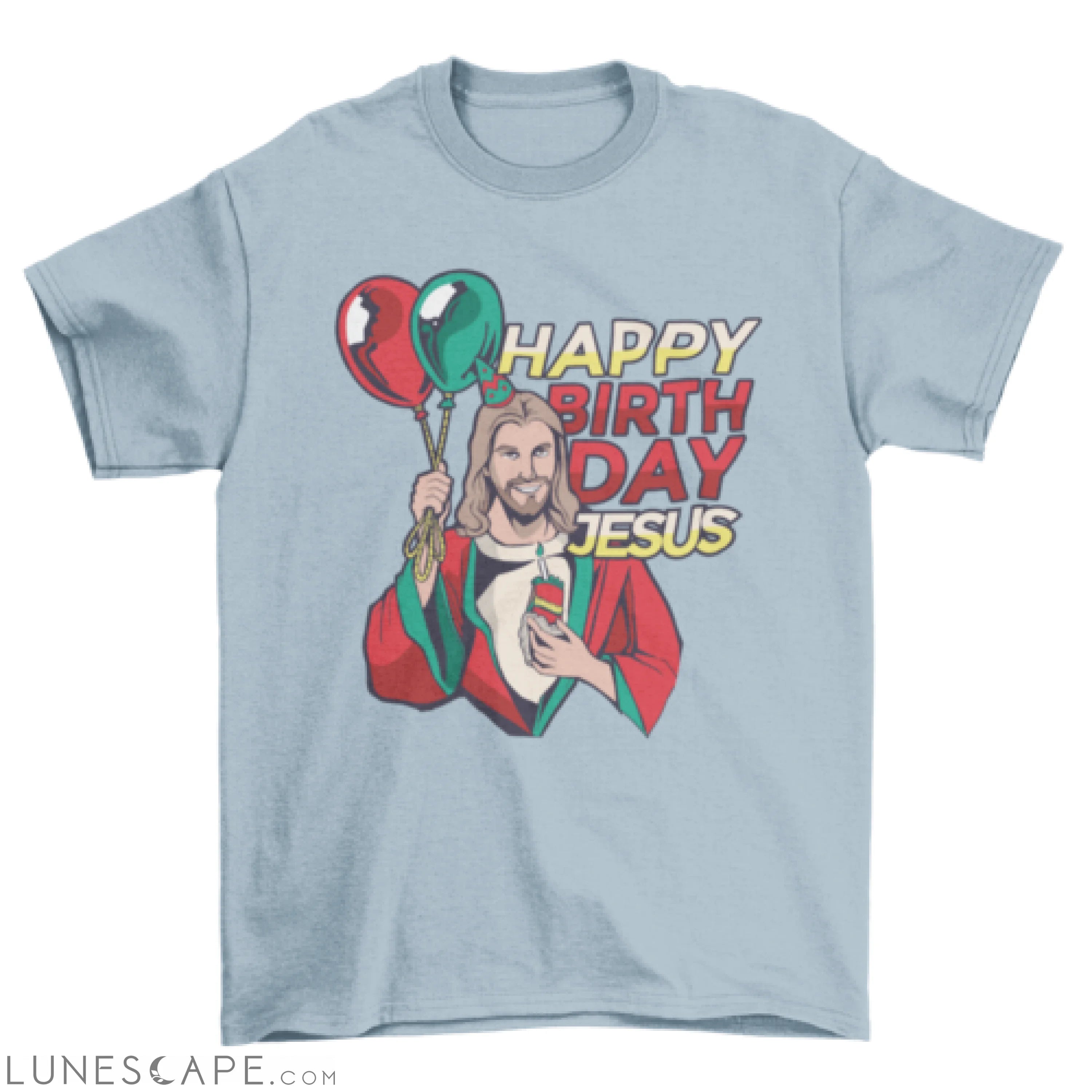 Christmas and Birthday of Jesus Christ wearing red and green clothing LUNESCAPE