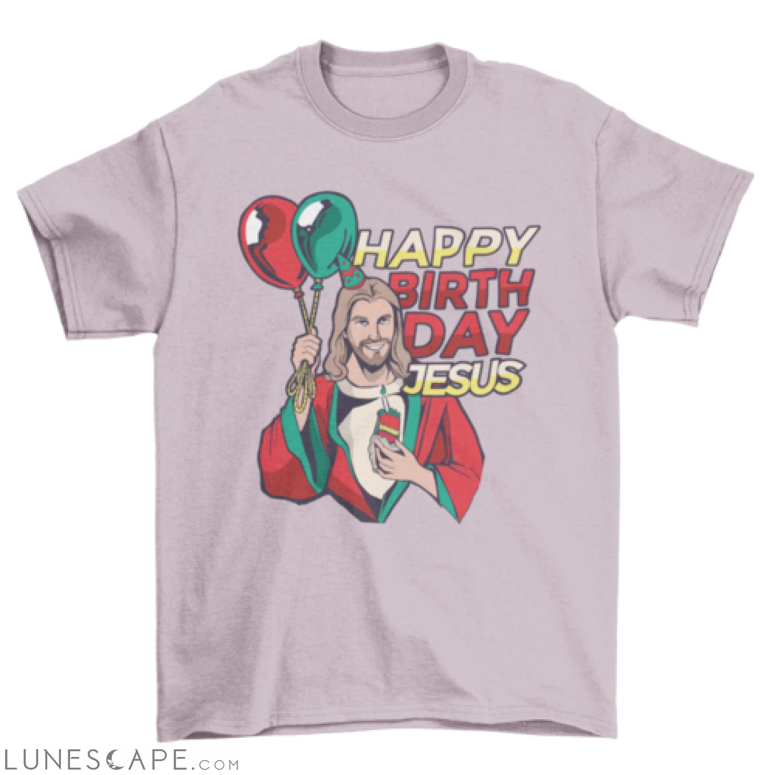 Christmas and Birthday of Jesus Christ wearing red and green clothing LUNESCAPE