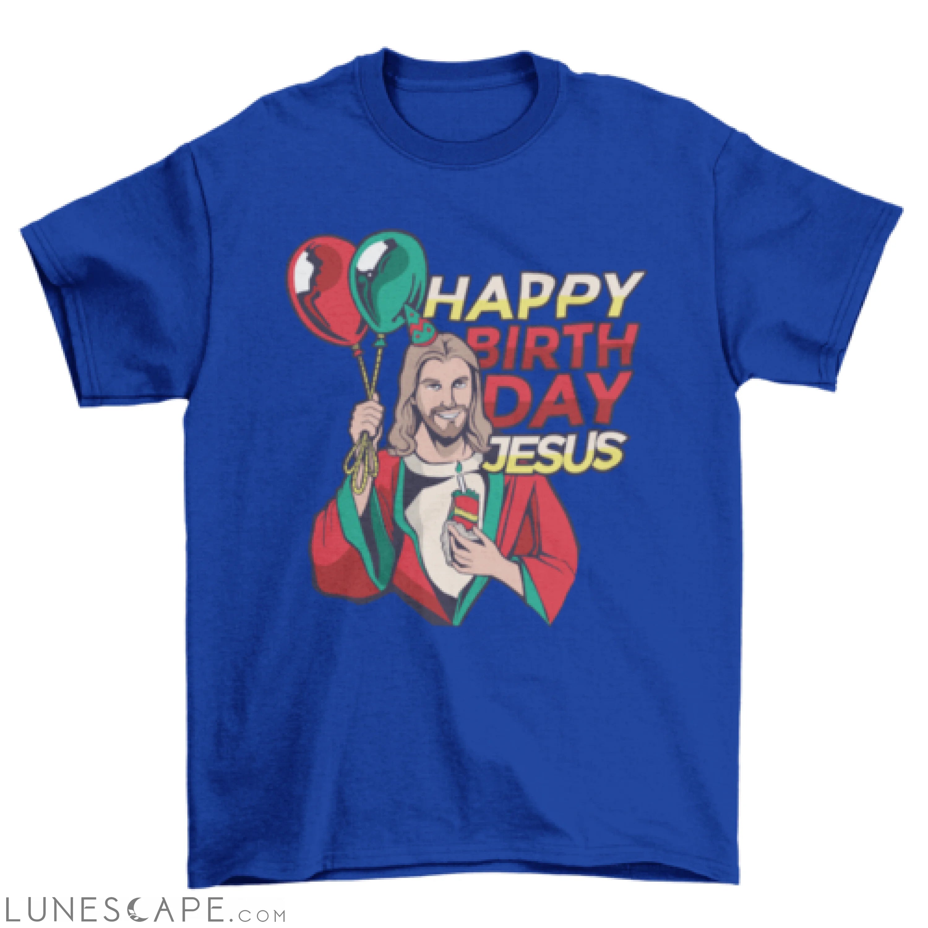 Christmas and Birthday of Jesus Christ wearing red and green clothing LUNESCAPE