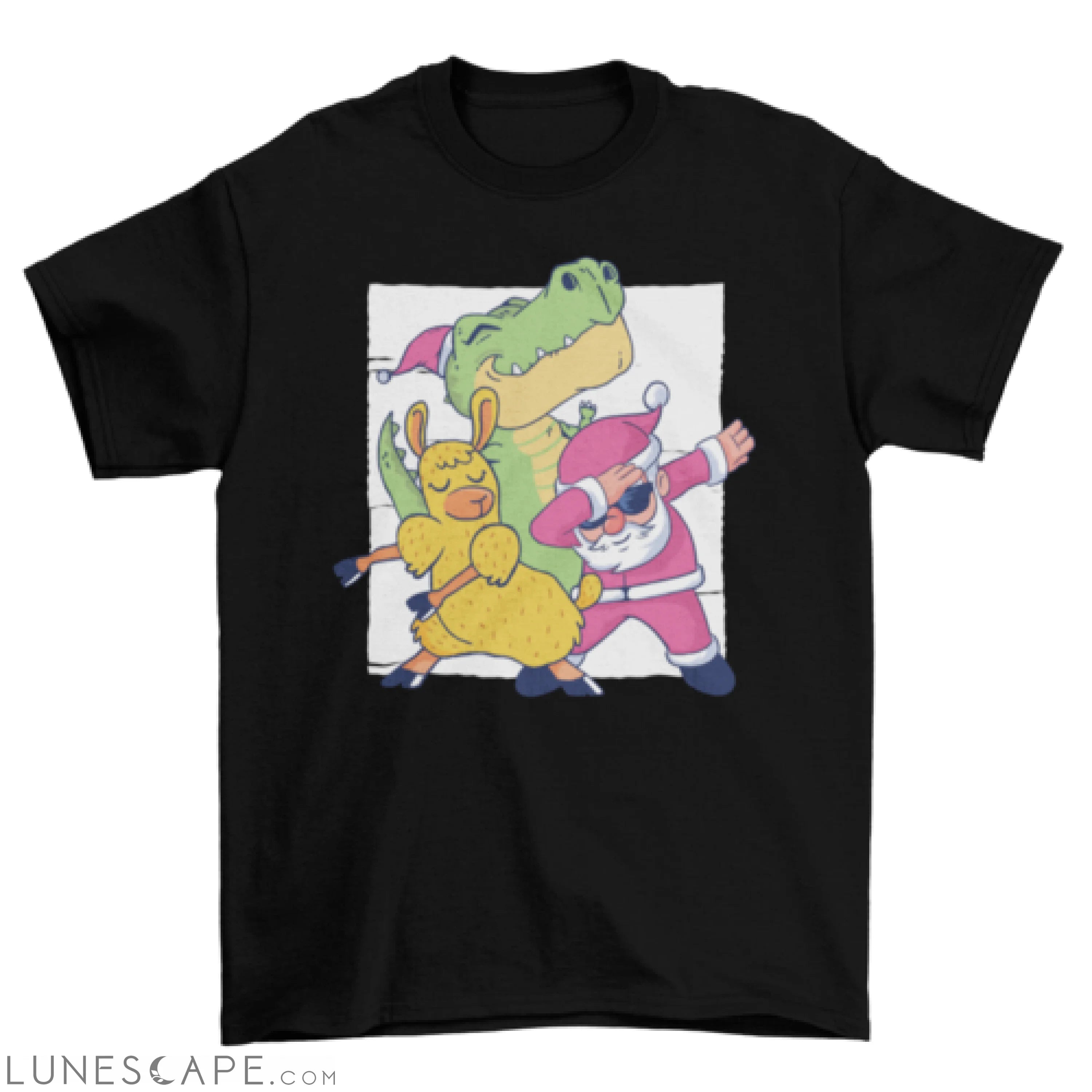 Christmas Characters Funny T-shirt LUNESCAPE