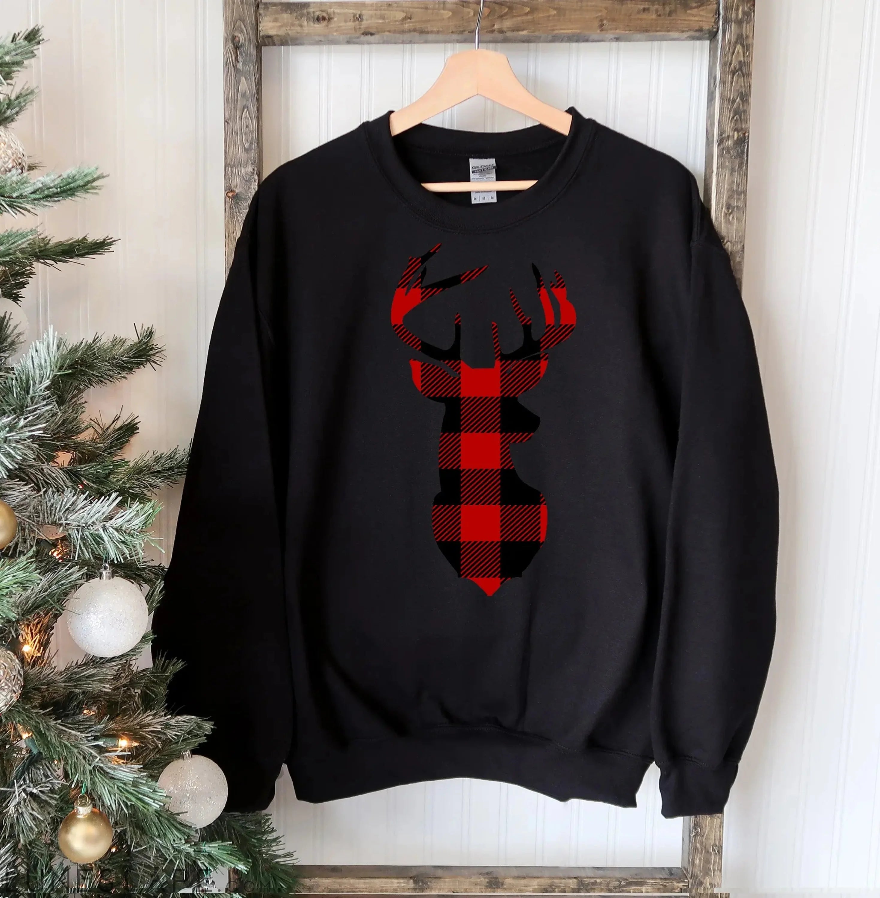 Christmas Deer Sweatshirt LUNESCAPE