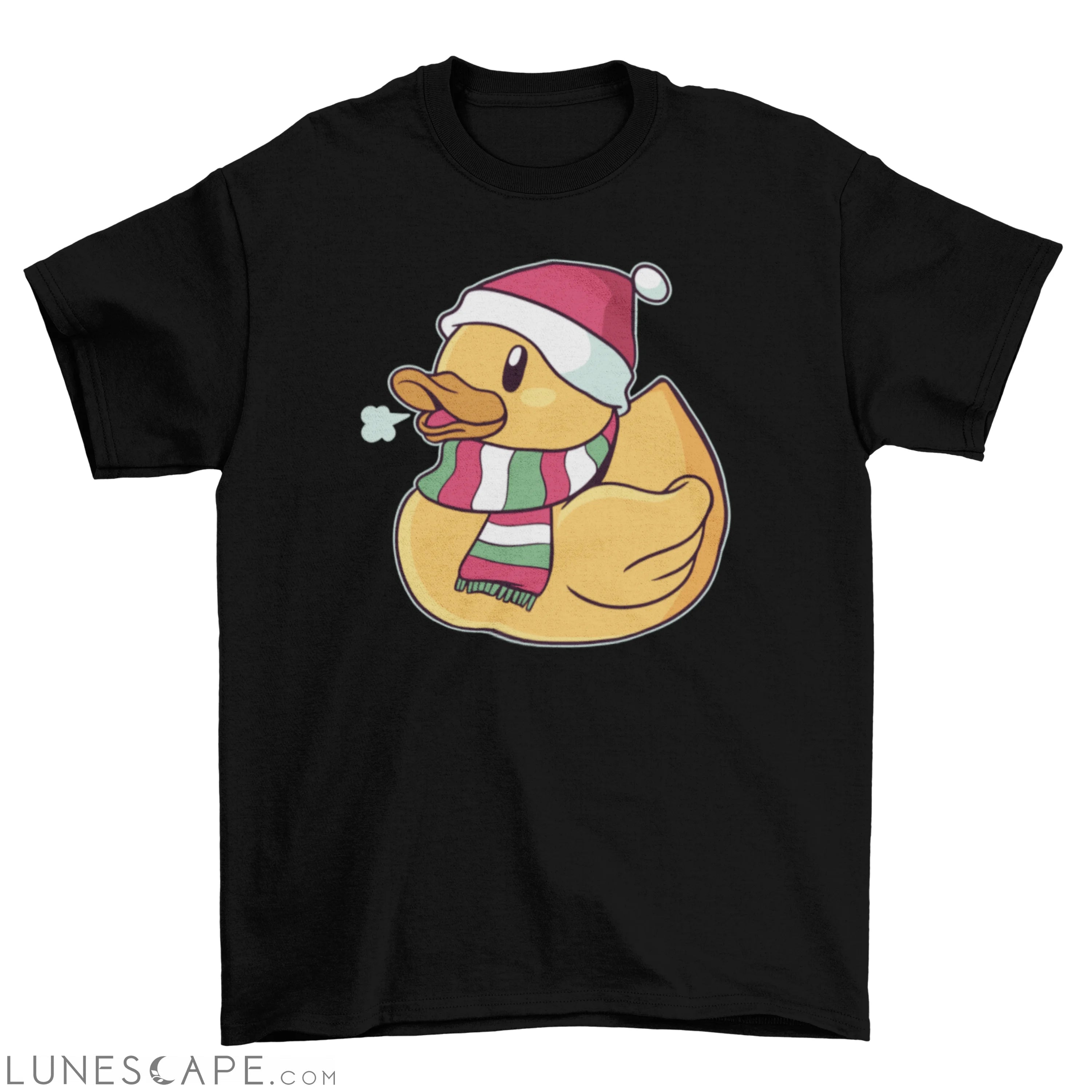 Christmas duck t-shirt LUNESCAPE
