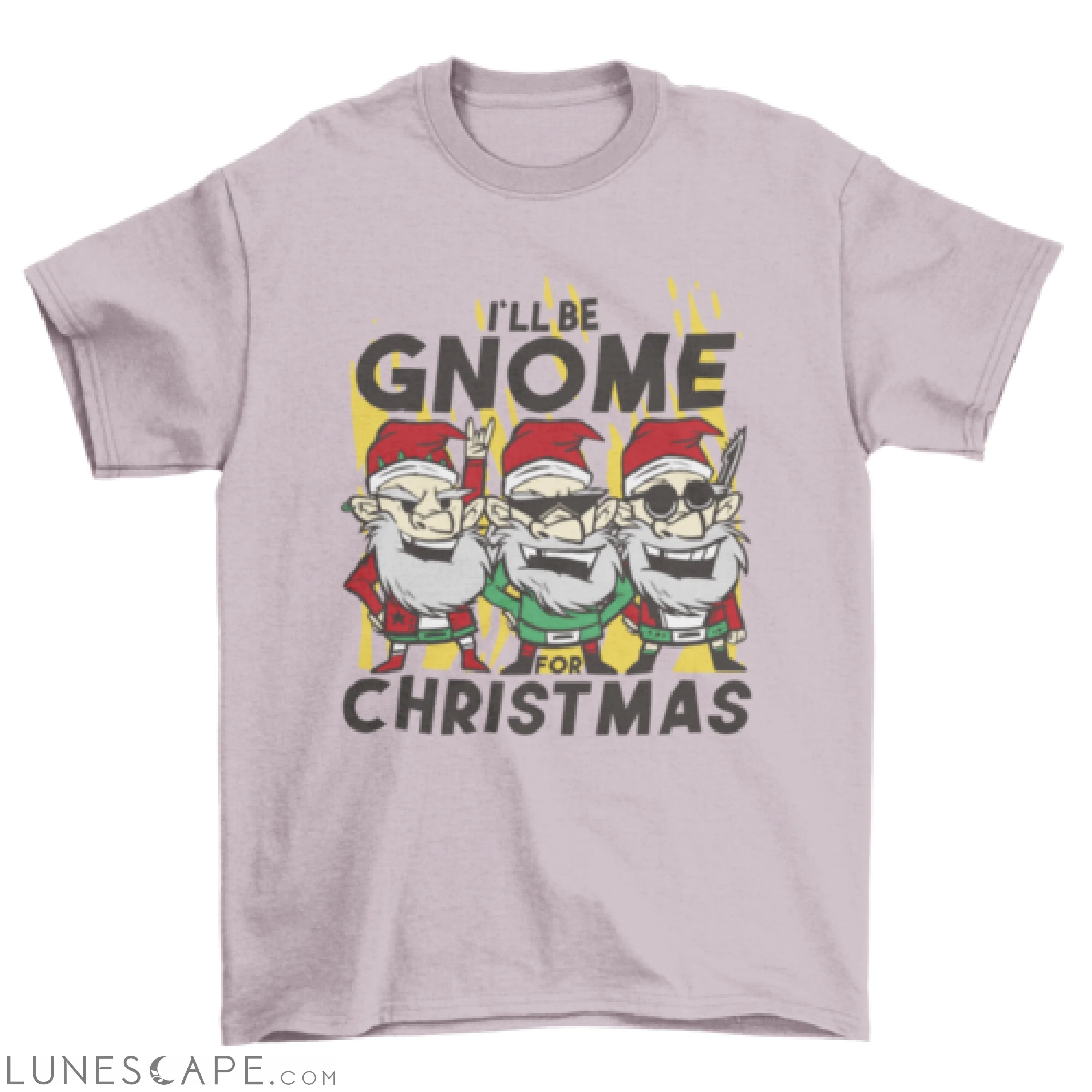 Christmas gnomes rocking t-shirt LUNESCAPE