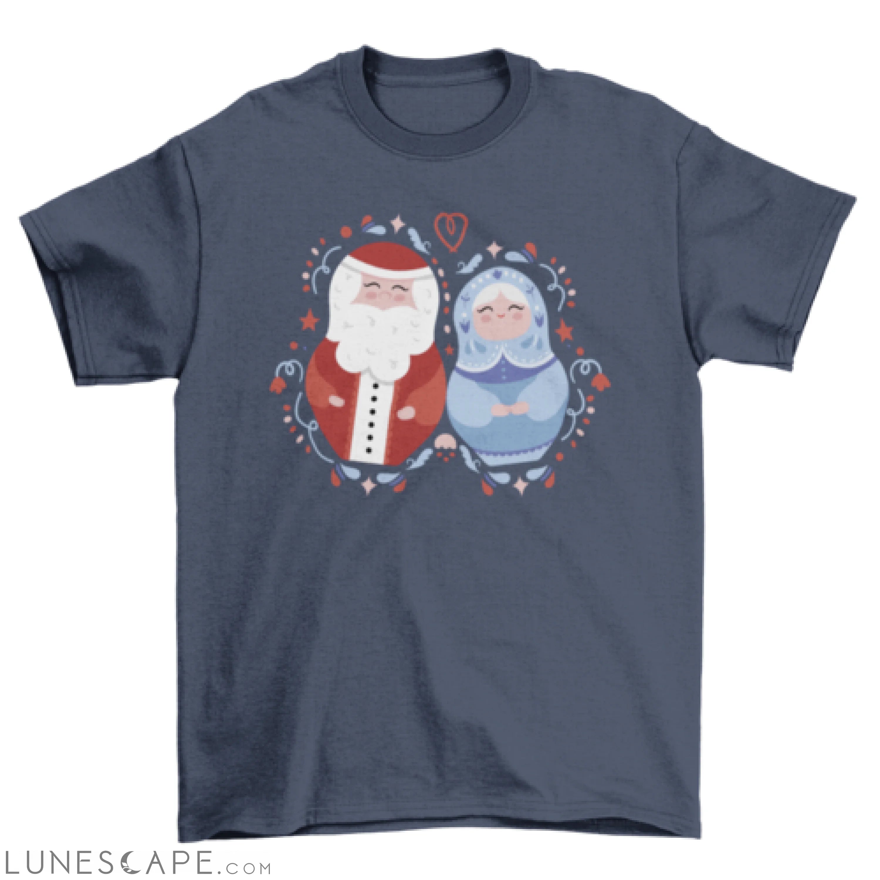 Christmas Mamushkas t-shirt design LUNESCAPE