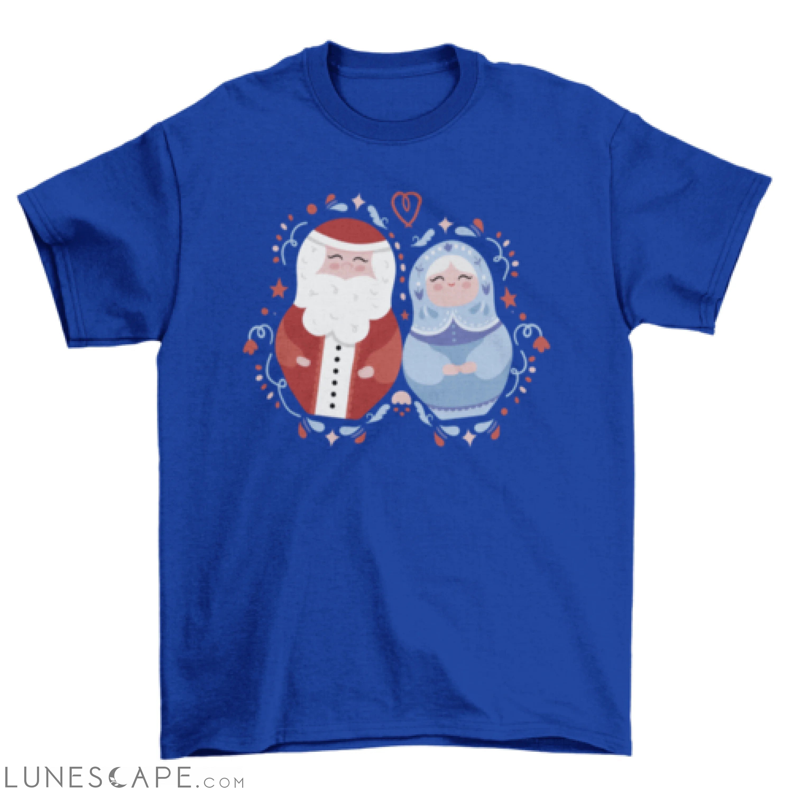 Christmas Mamushkas t-shirt design LUNESCAPE