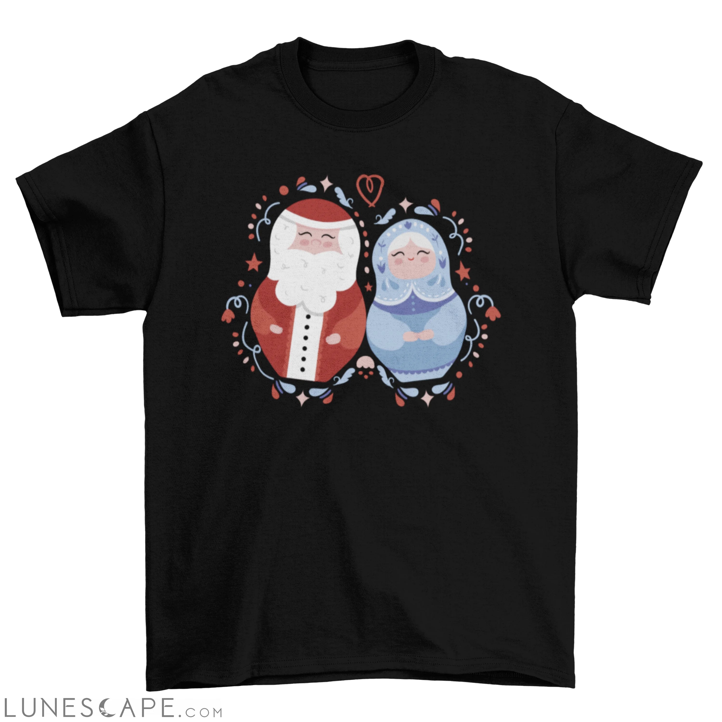 Christmas Mamushkas t-shirt design LUNESCAPE
