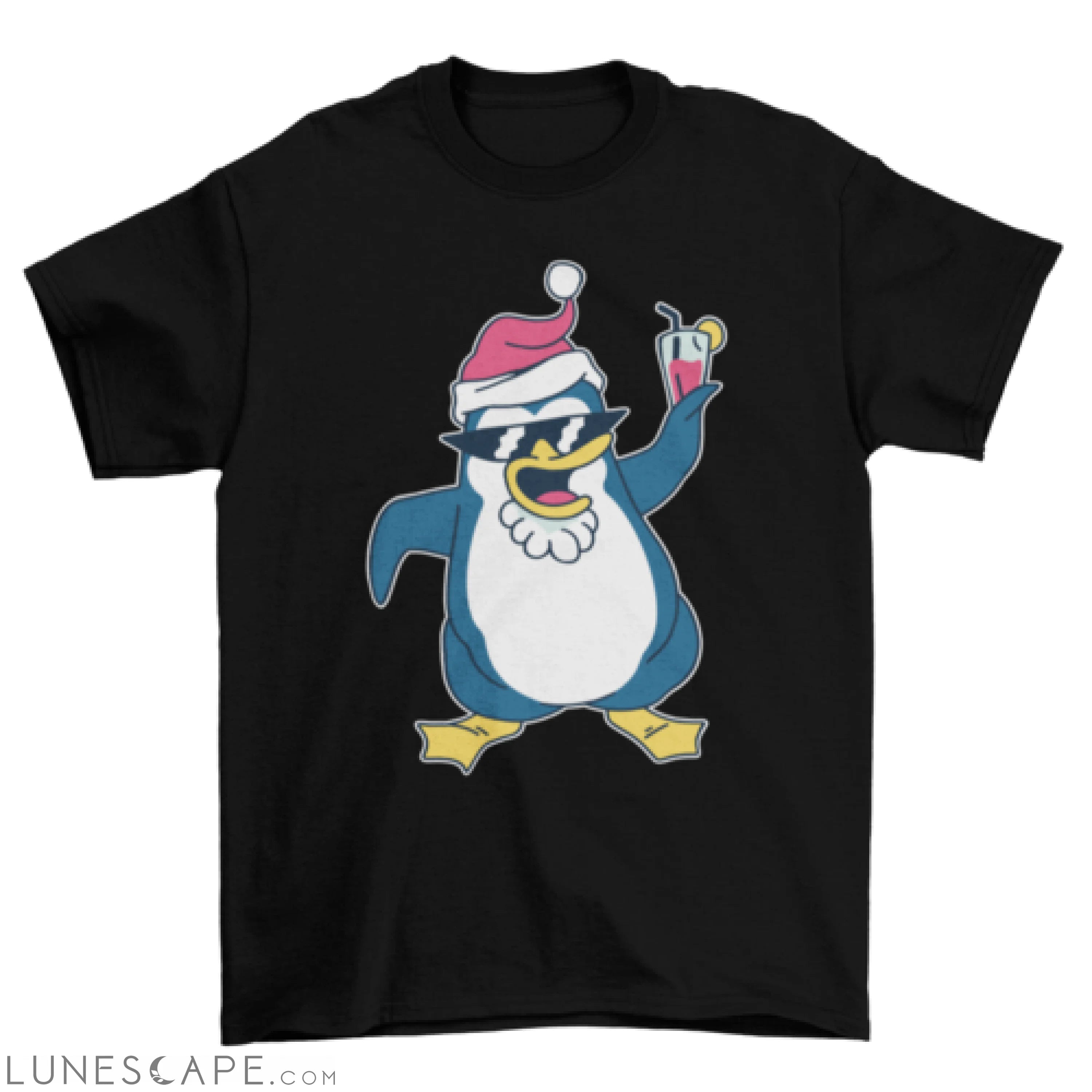 Christmas penguin t-shirt LUNESCAPE