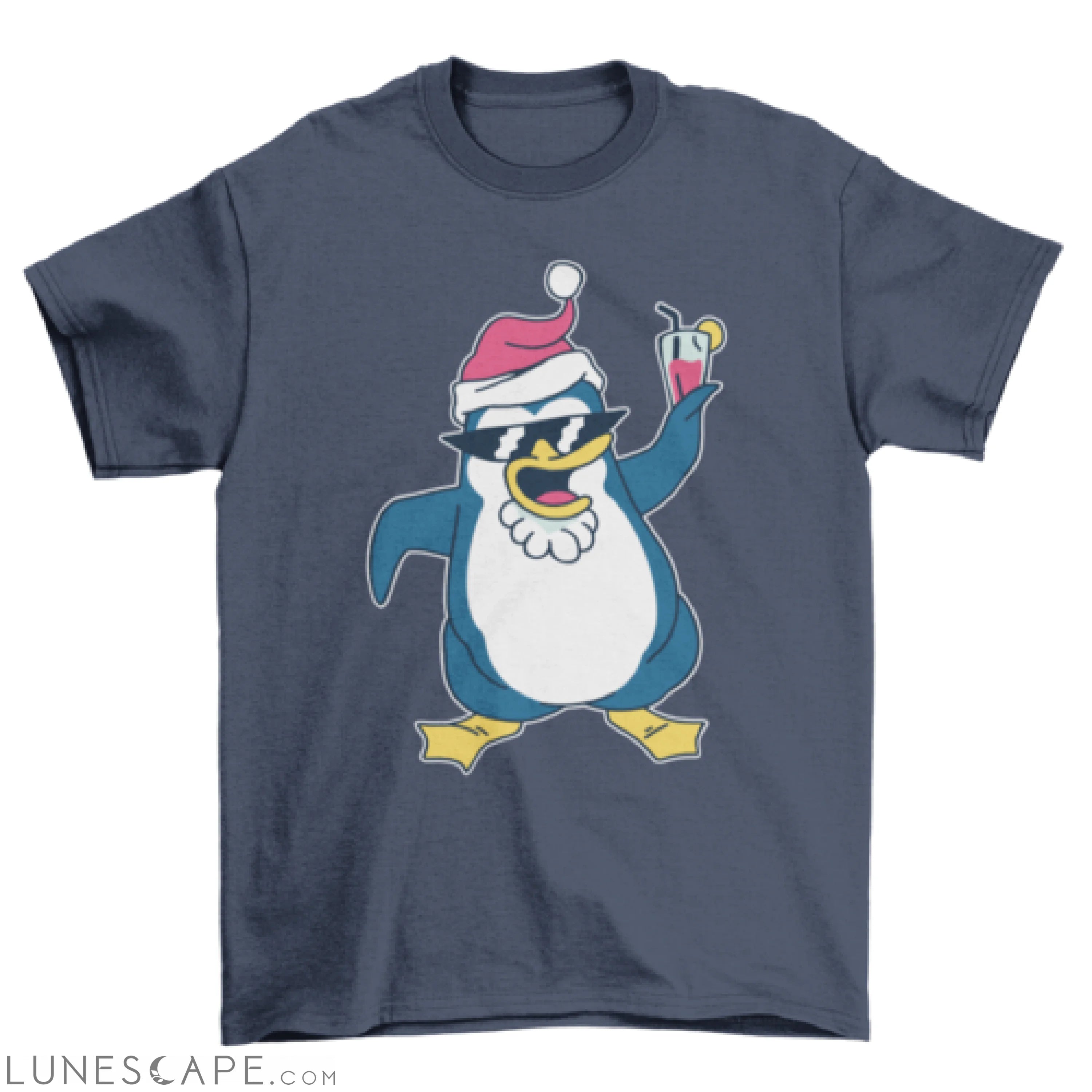 Christmas penguin t-shirt LUNESCAPE