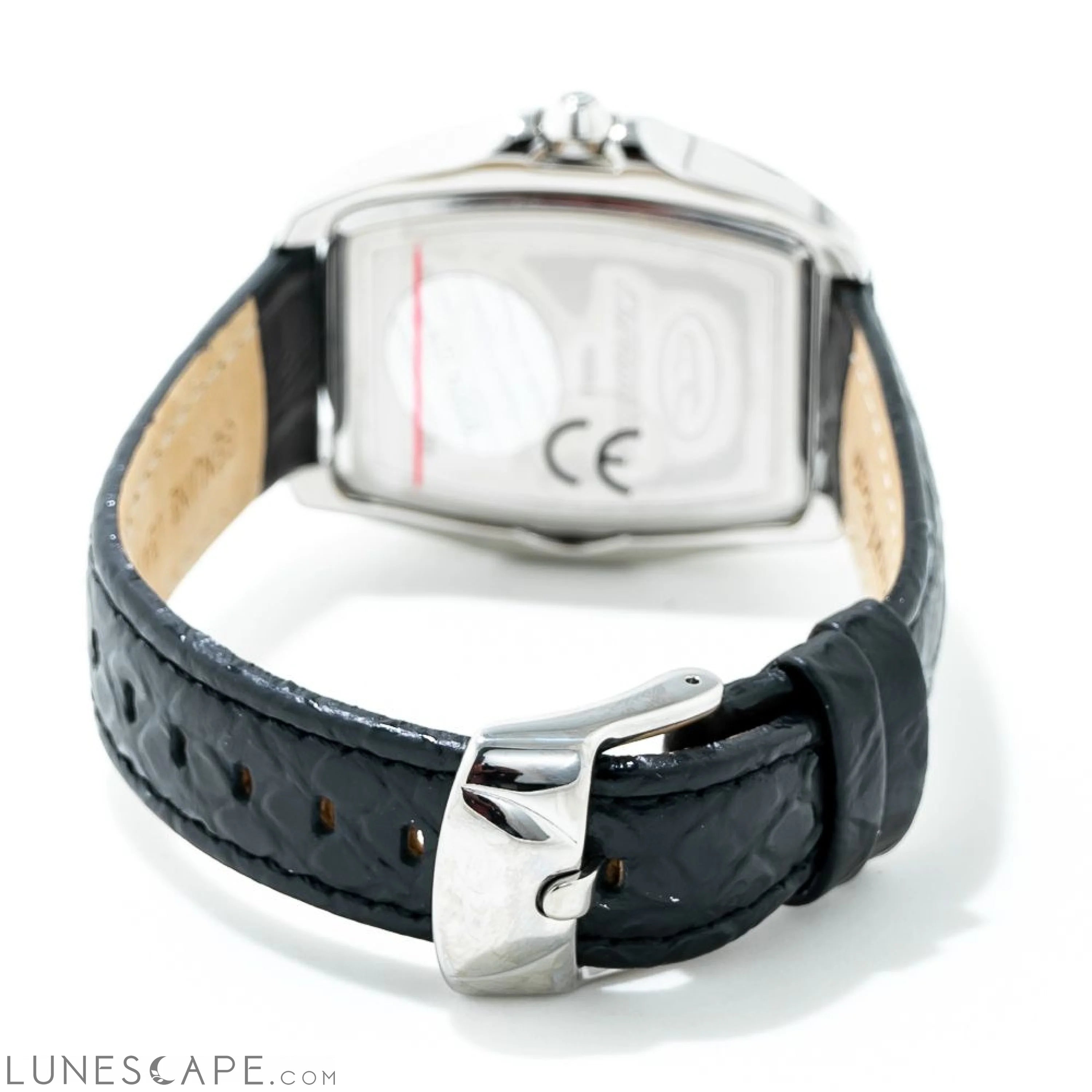 Chronotech Black Leather Watch LUNESCAPE