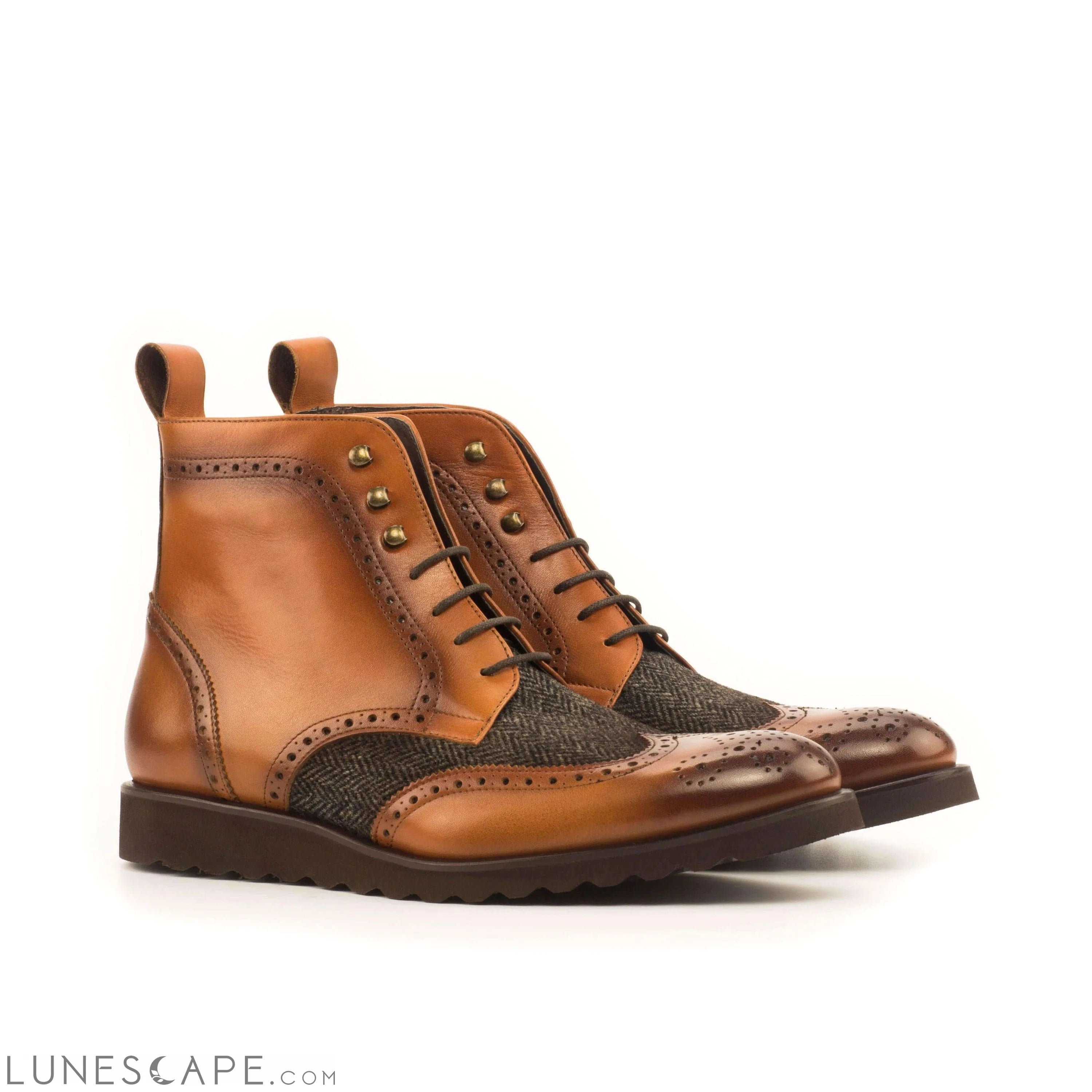 Cina Military Brogue Boots II LUNESCAPE