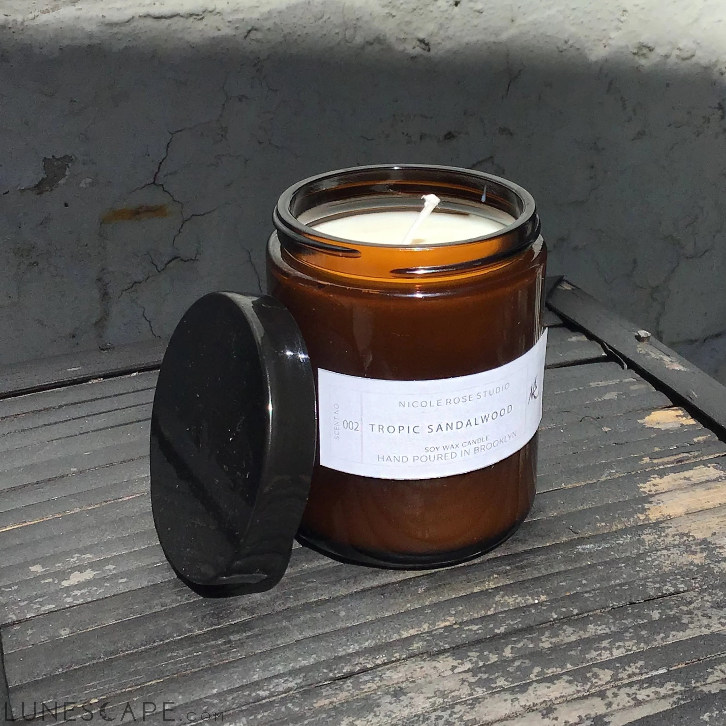 Citrus + Sage Soy Wax Candle LUNESCAPE