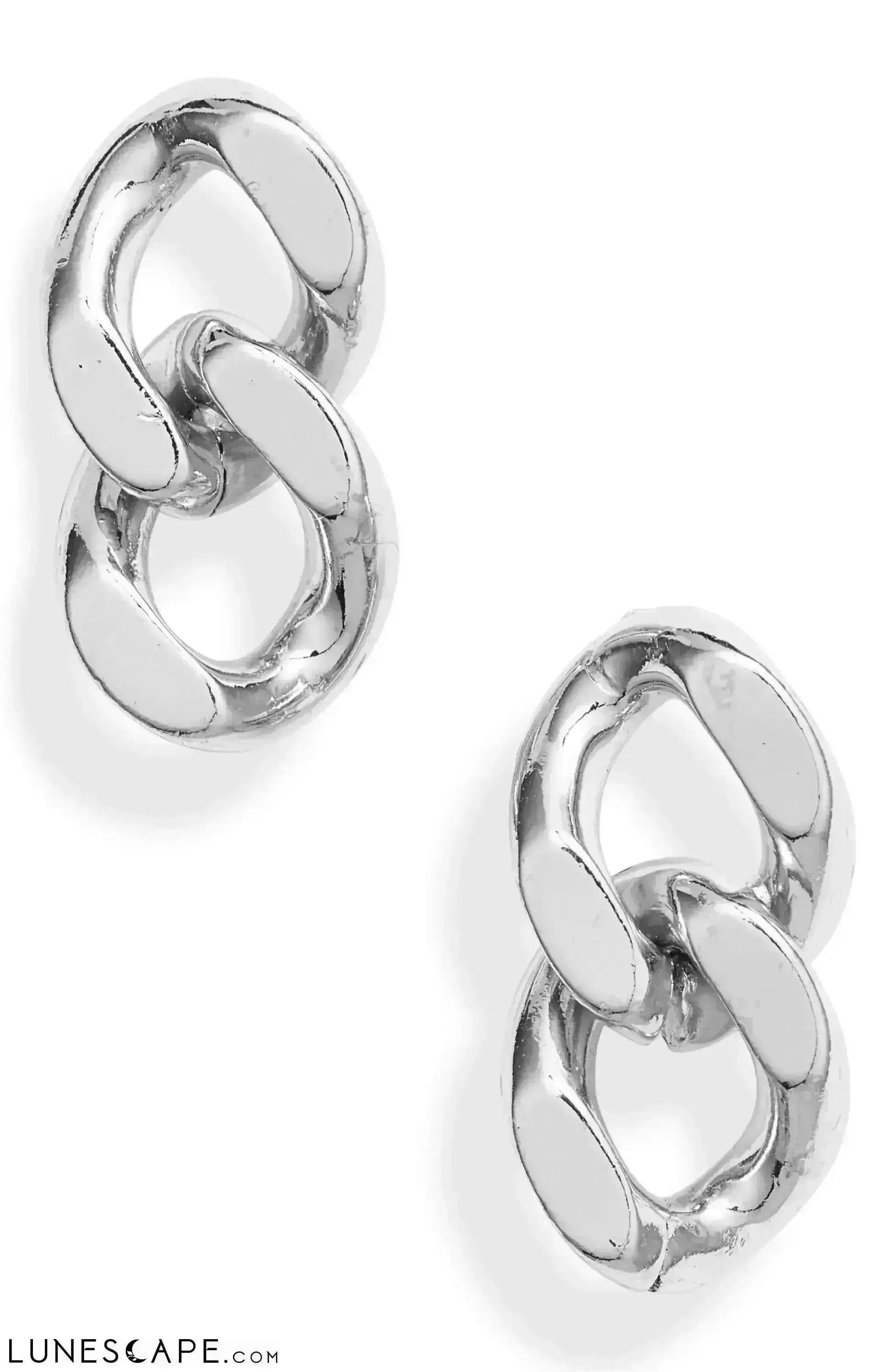 Classic Chain Stud Earrings LUNESCAPE