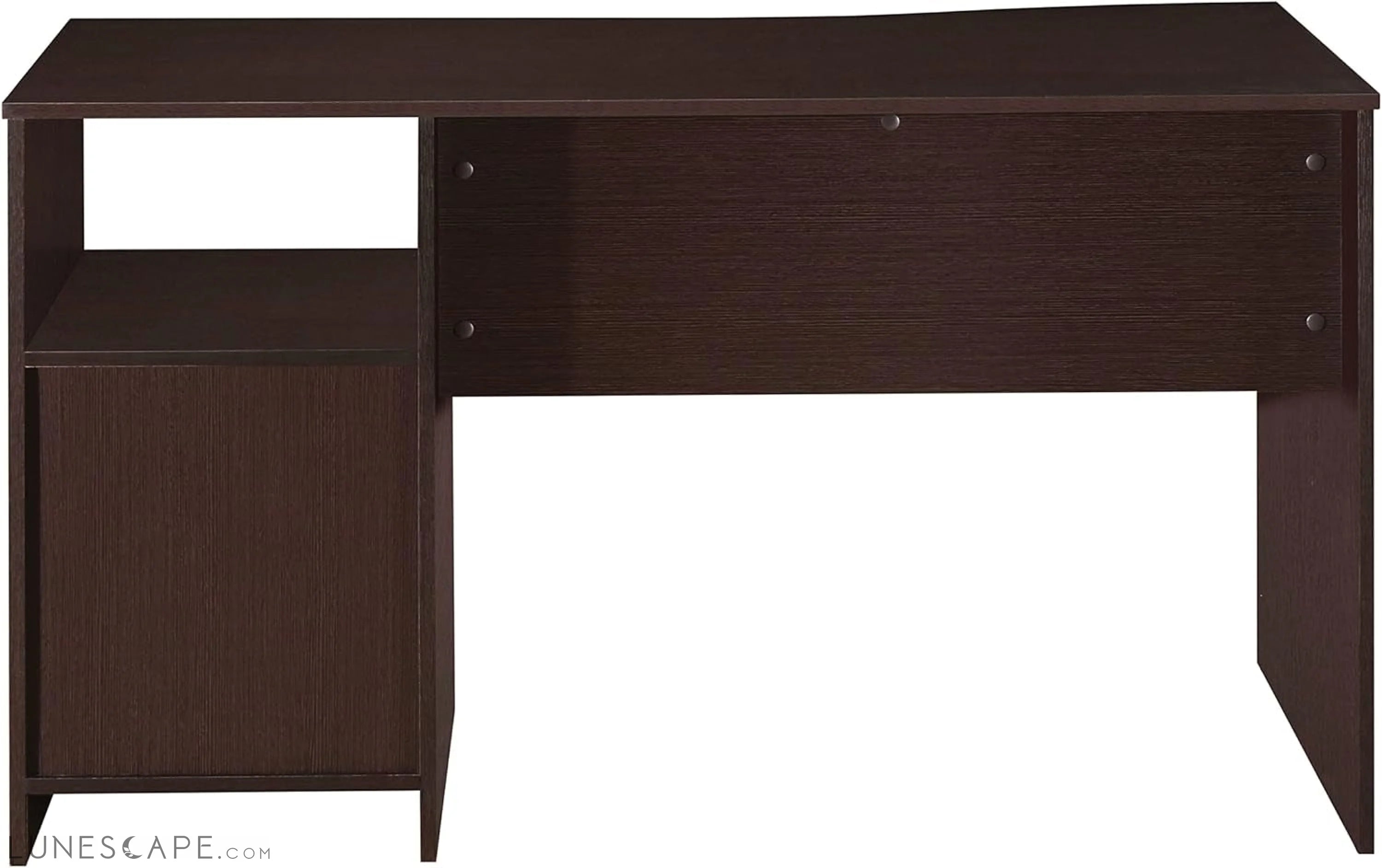 Classic Computer Desk with Multiple Drawers, 29.5" X 23.6" X 51.2", LUNESCAPE