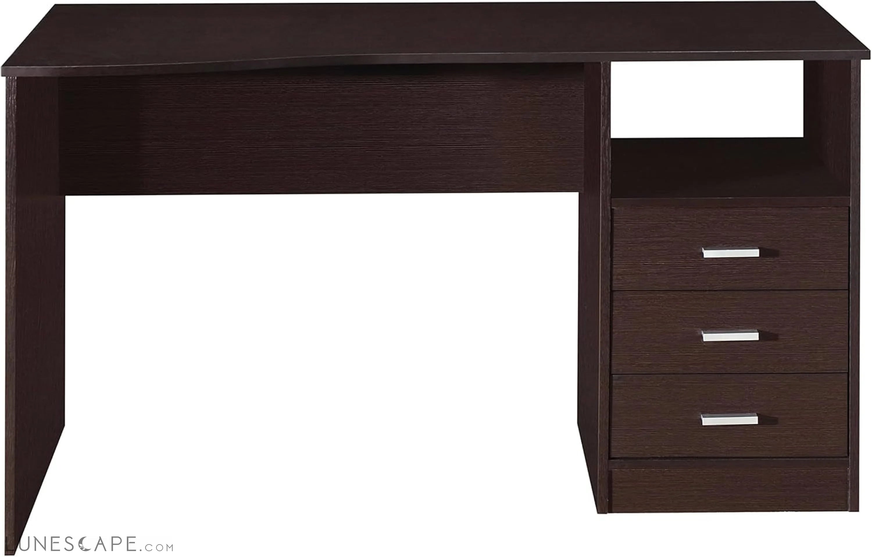 Classic Computer Desk with Multiple Drawers, 29.5" X 23.6" X 51.2", LUNESCAPE