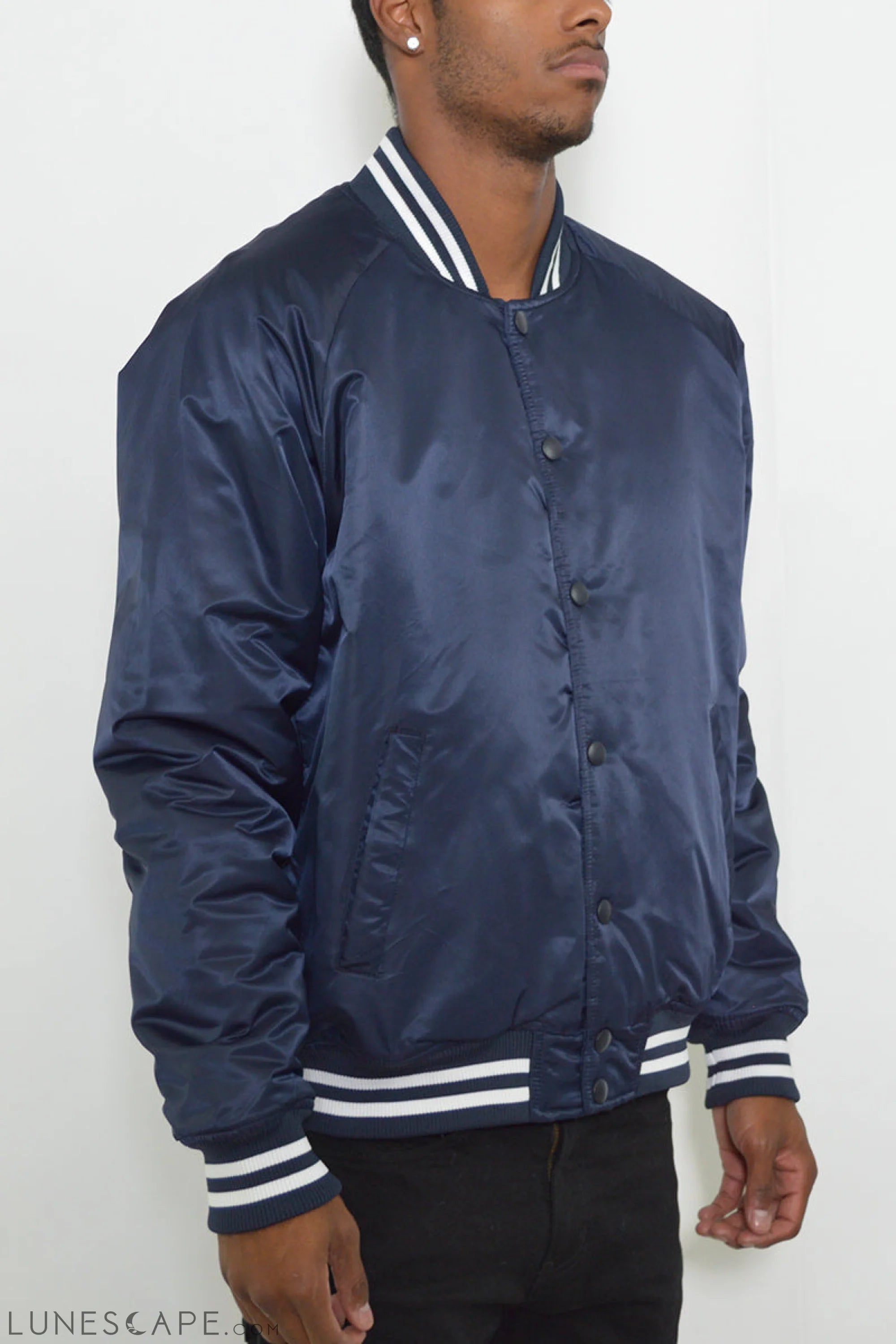 Classic Varsity Bomber Jacket LUNESCAPE