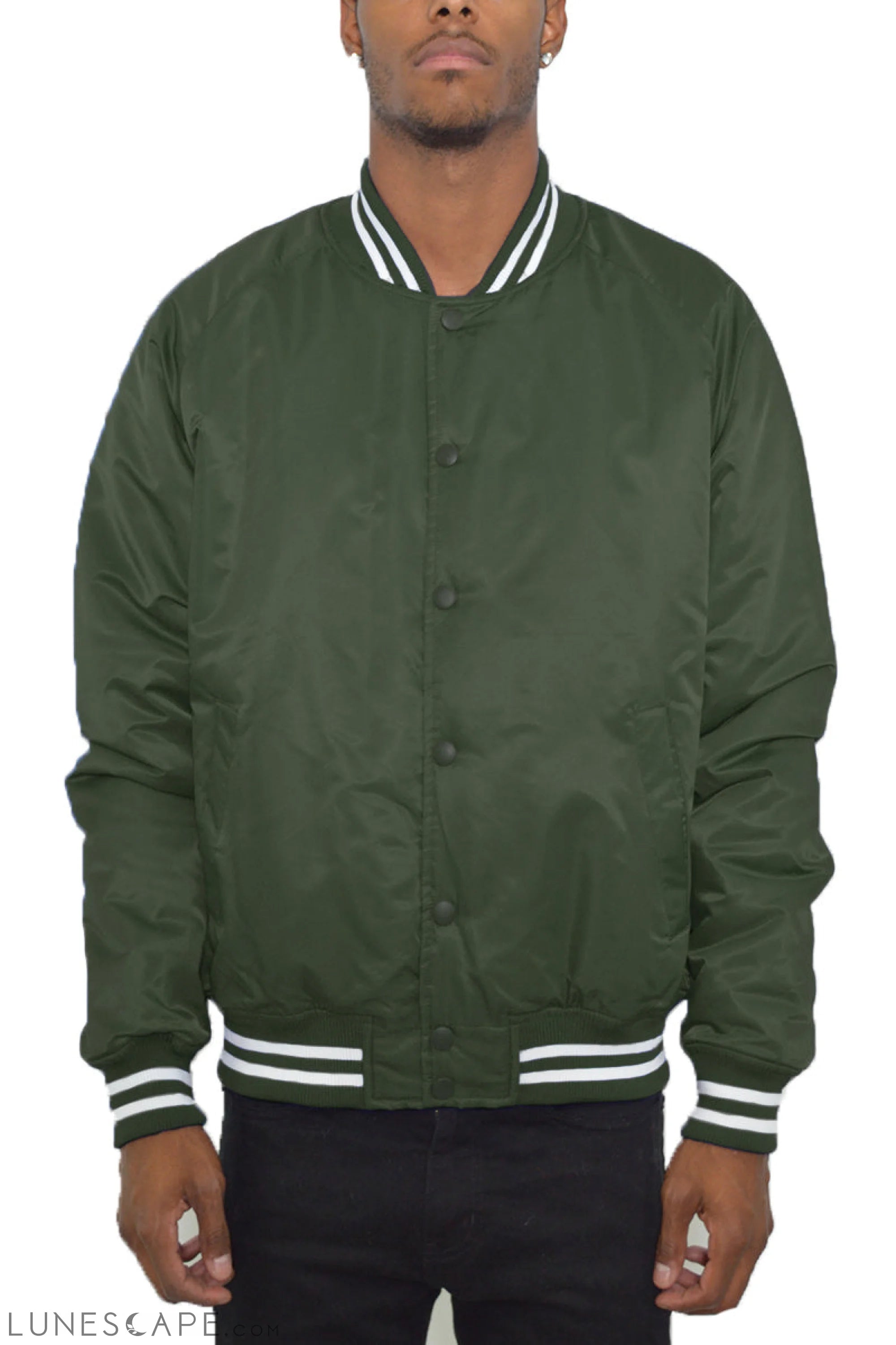 Classic Varsity Bomber Jacket LUNESCAPE