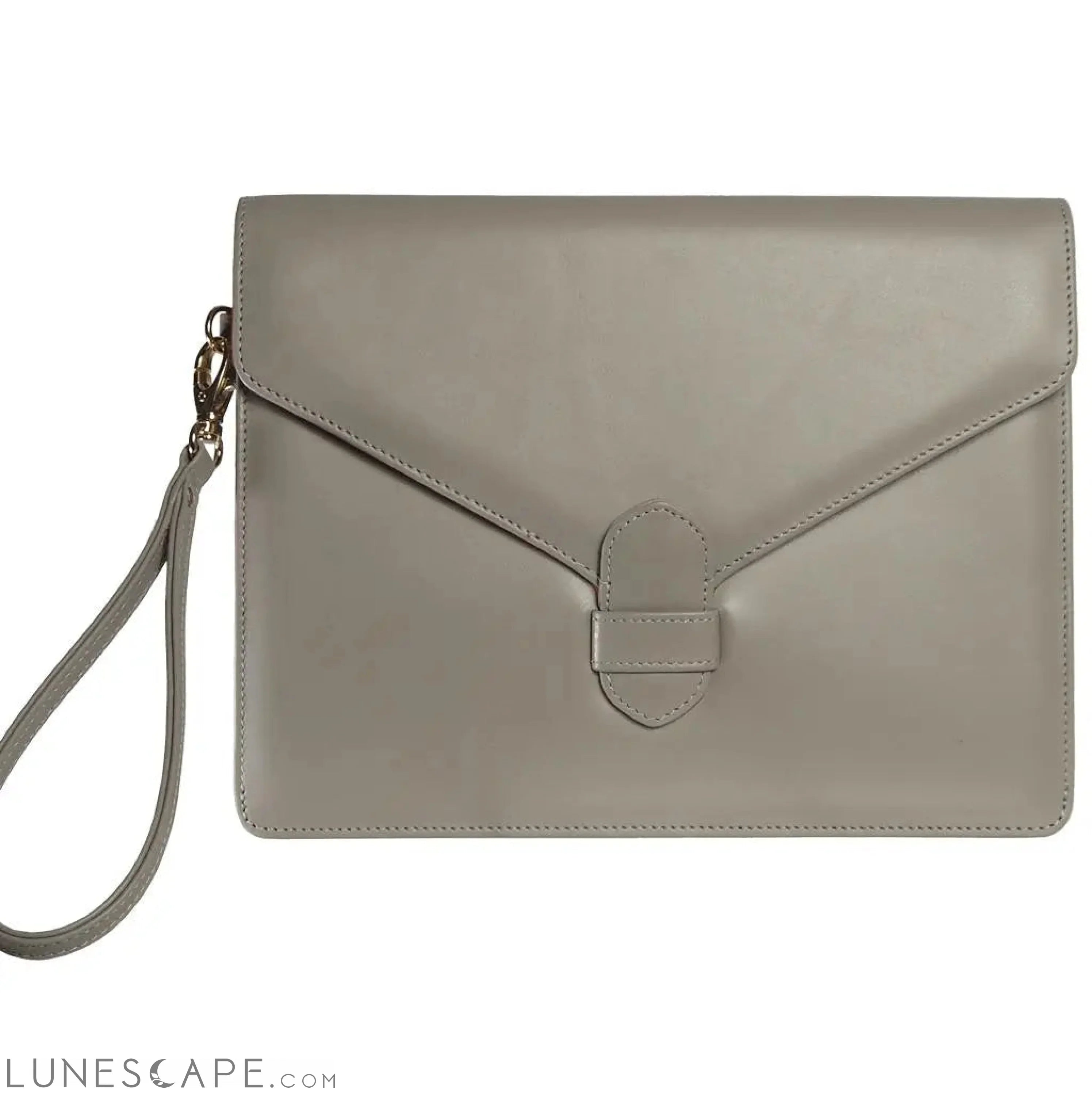 Classic Wristlet Clutch - Grey LUNESCAPE