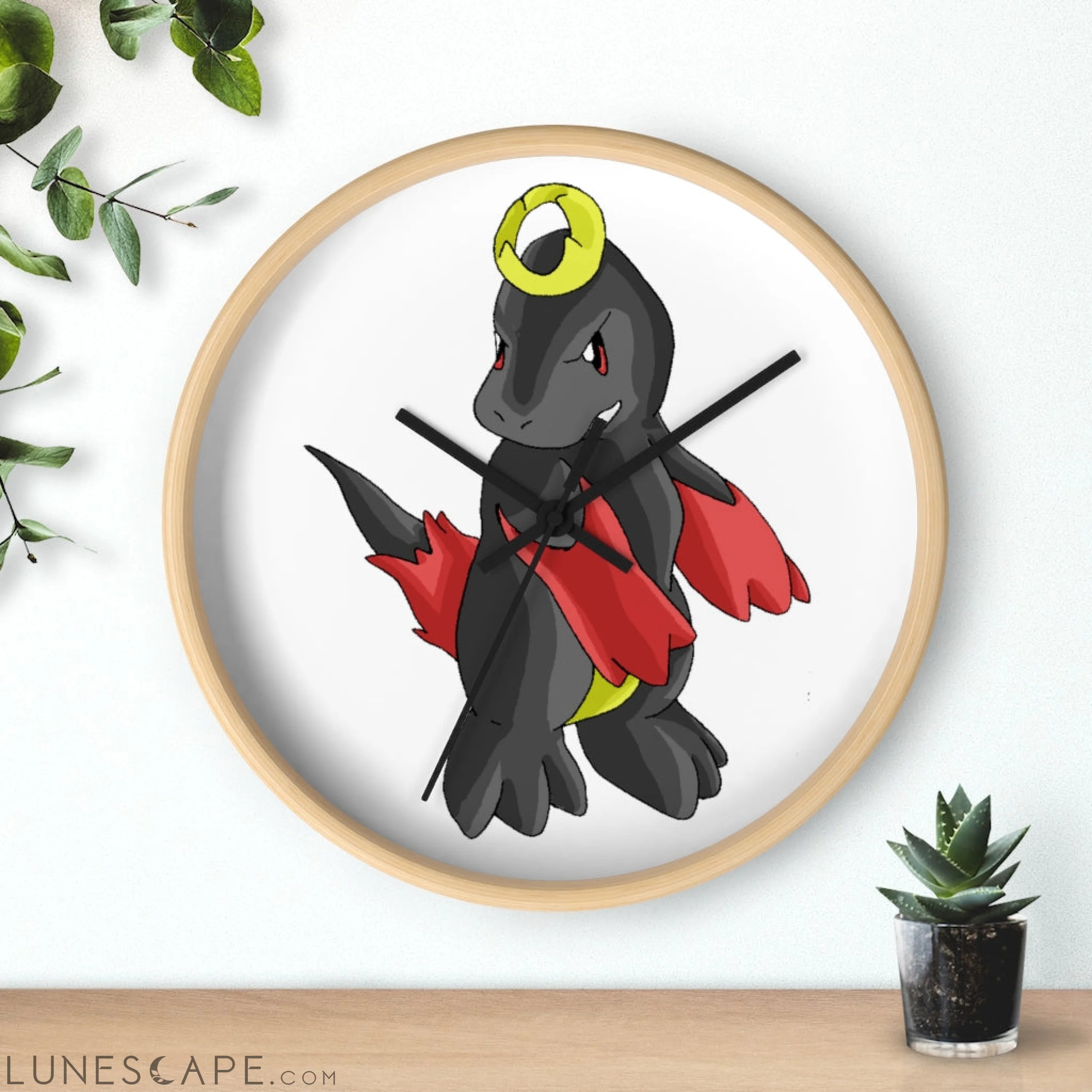 Cloudyking Wall clock LUNESCAPE