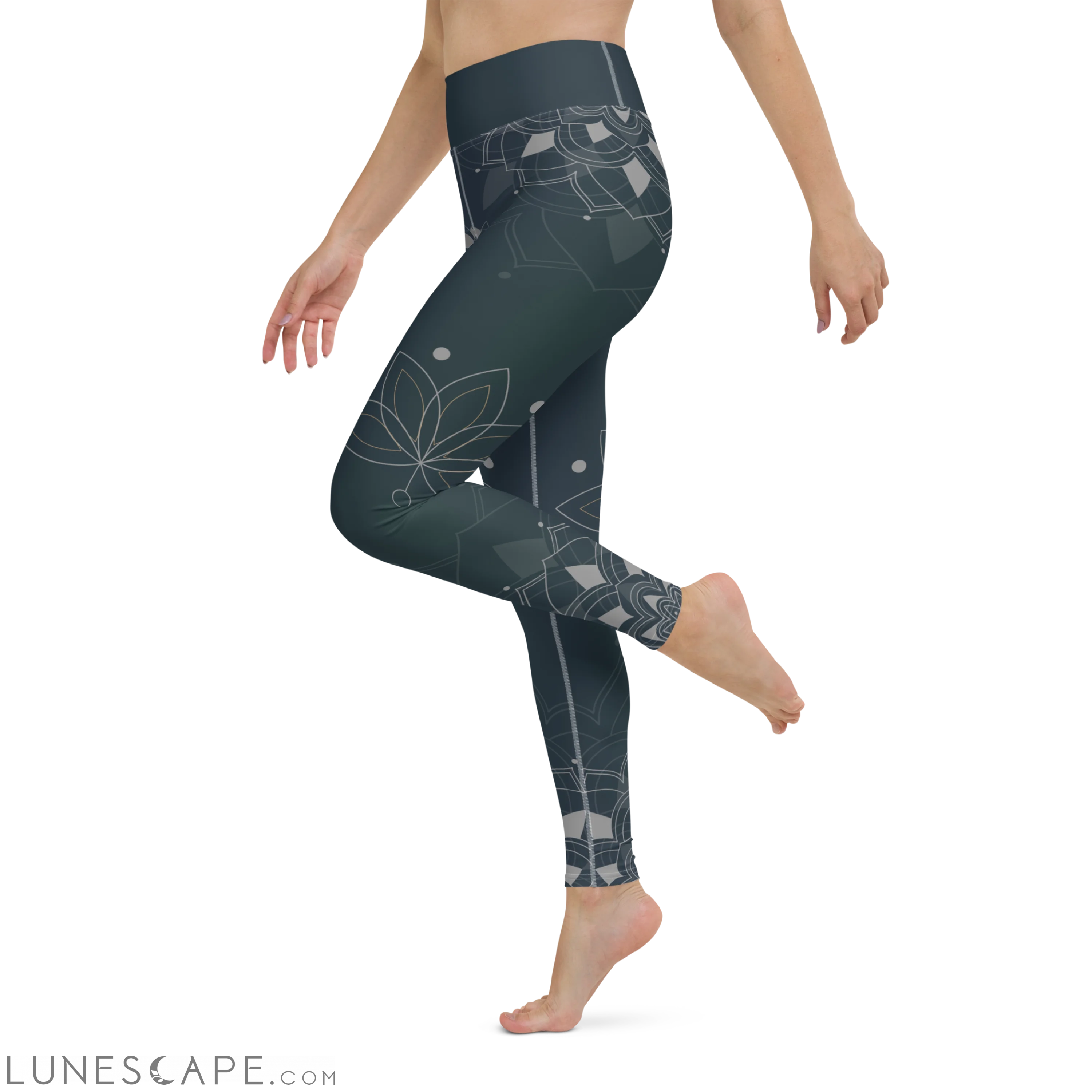 CoastFlex Sport Cosmic Drift Full Length Leggings LUNESCAPE