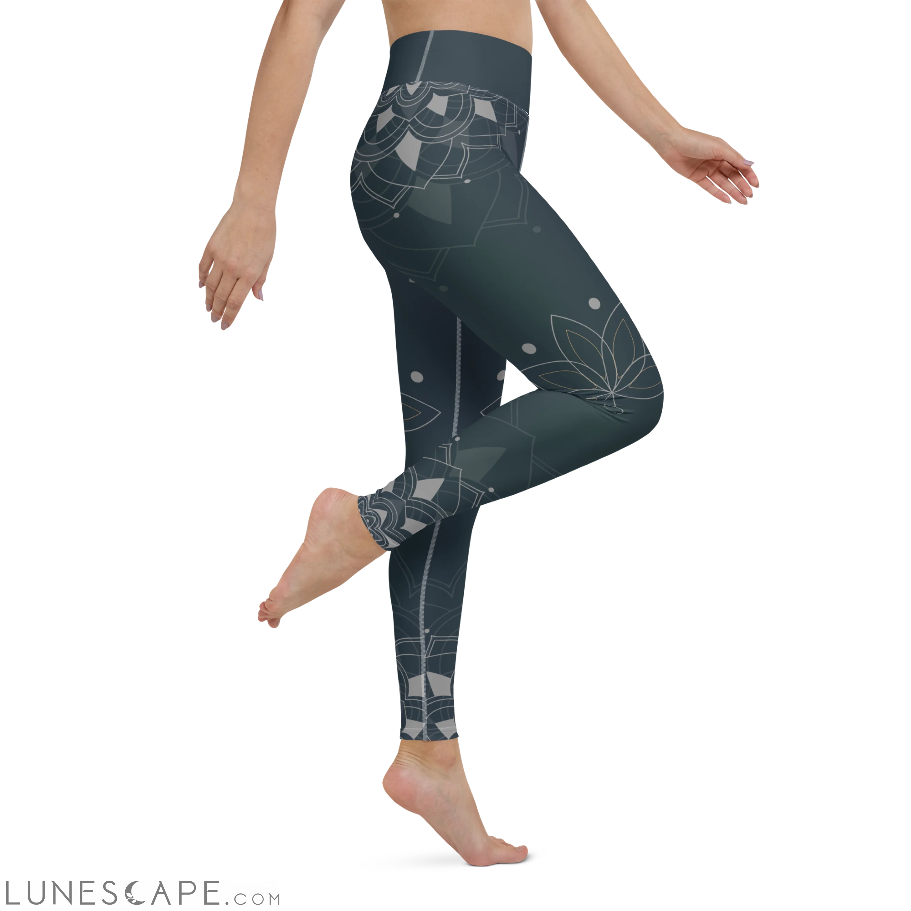 CoastFlex Sport Cosmic Drift Full Length Leggings LUNESCAPE