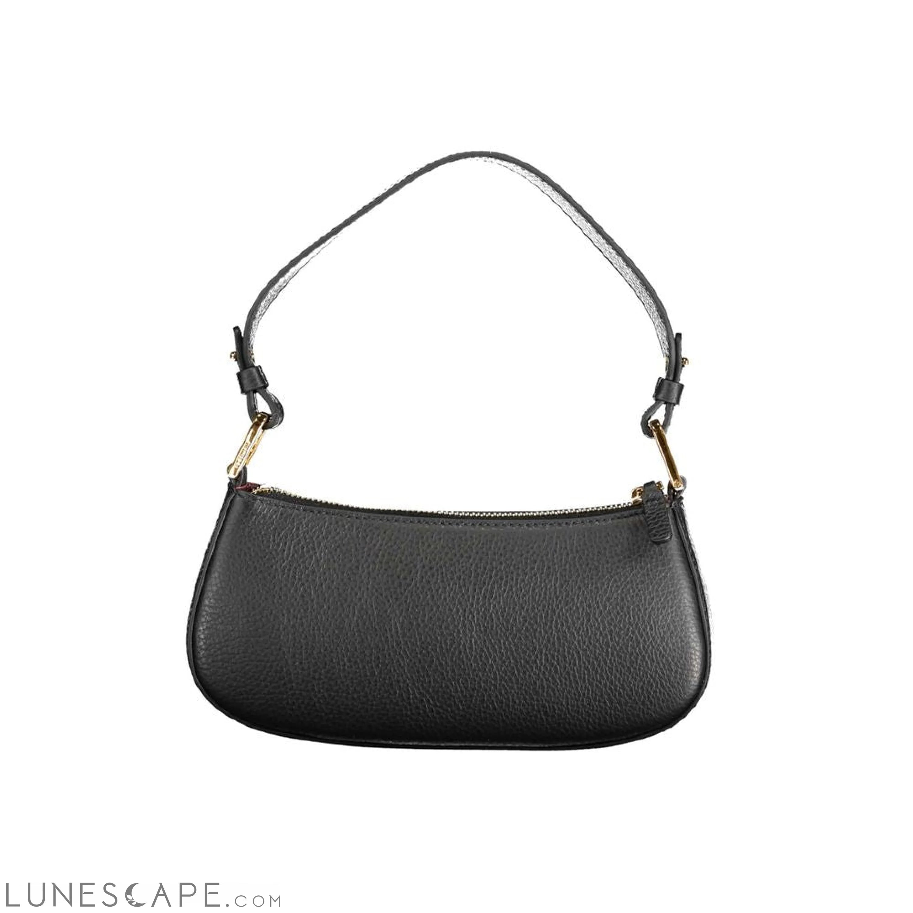 Coccinelle Black Leather Handbag LUNESCAPE