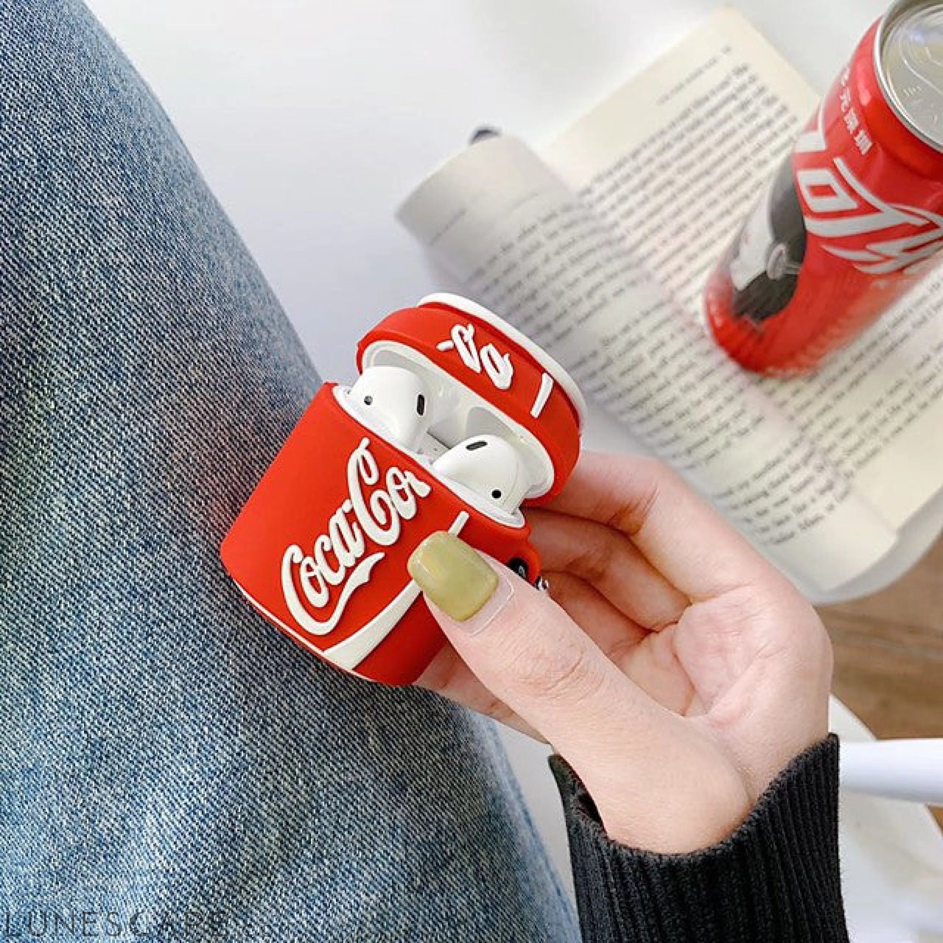 Coco cola Silicone AirPods Case LUNESCAPE