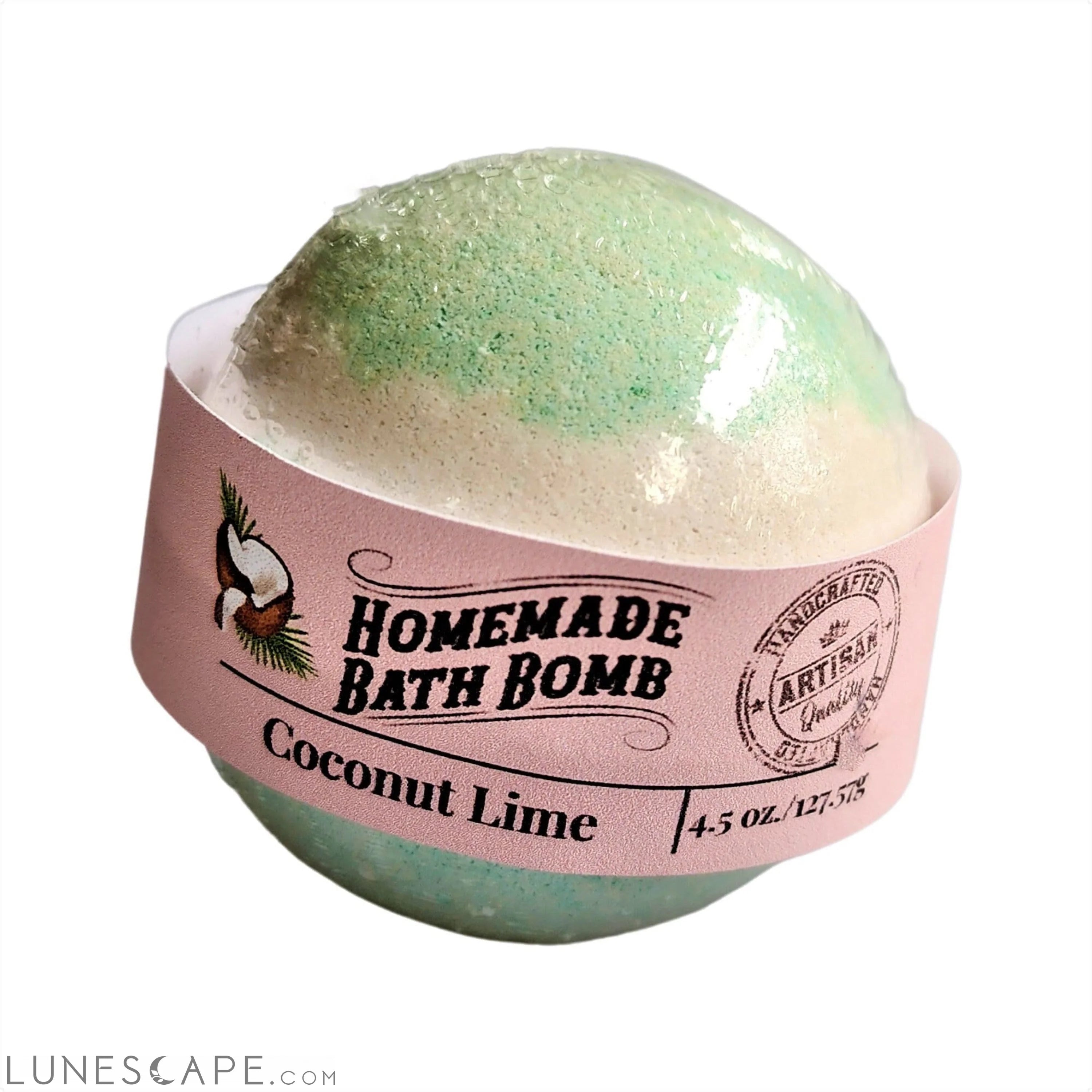 Coconut Lime Bath Bomb LUNESCAPE