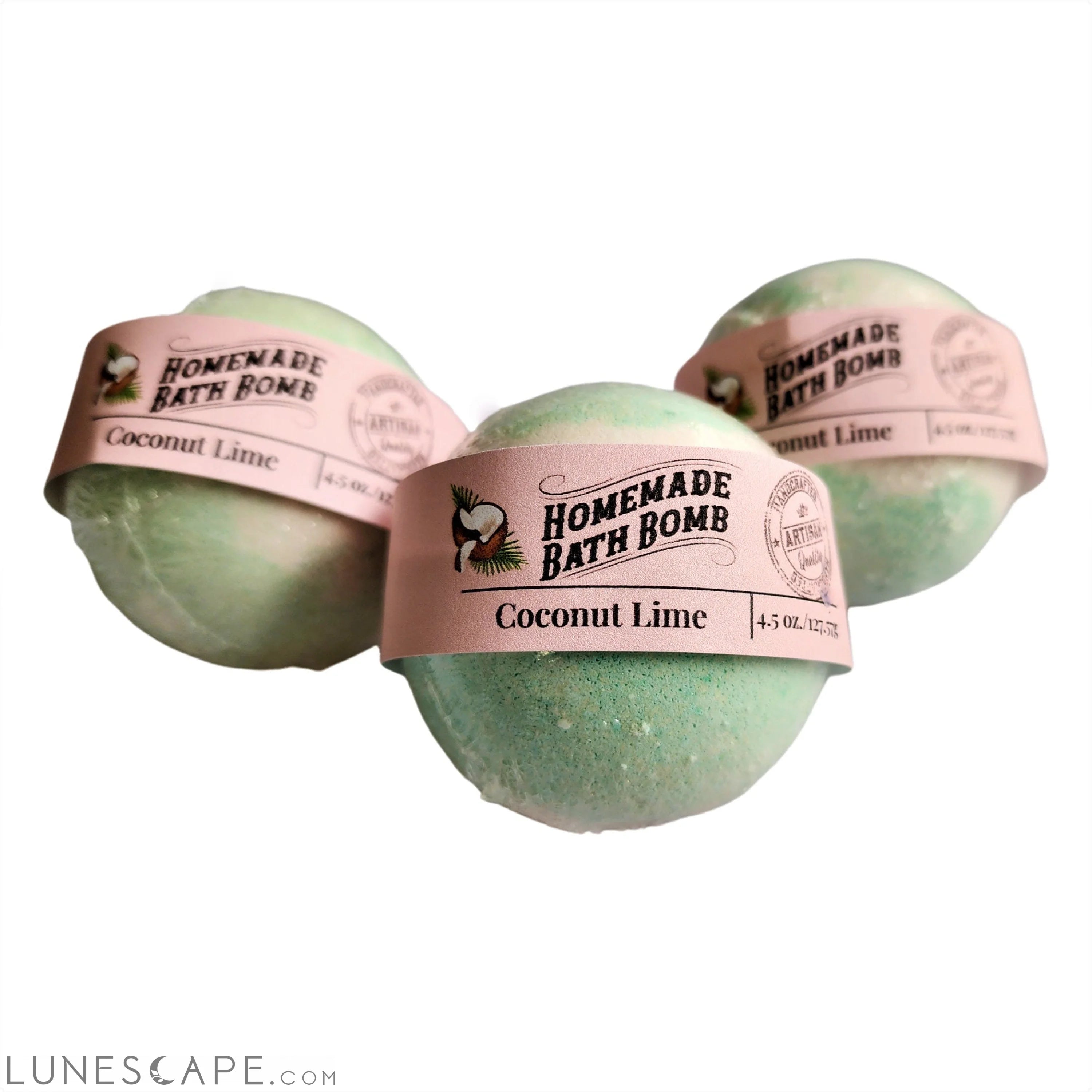 Coconut Lime Bath Bomb LUNESCAPE
