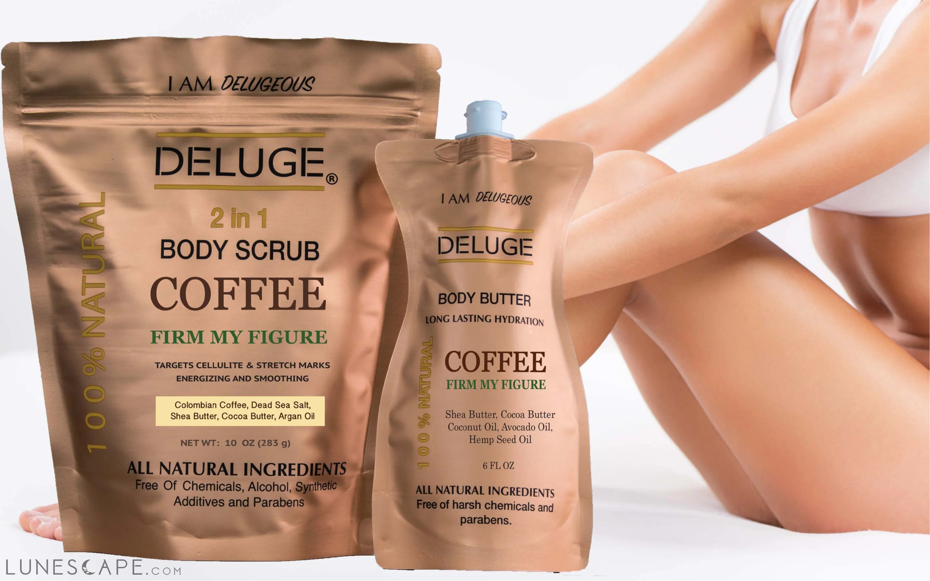 Coffee Scrub and Coffee Butter LUNESCAPE