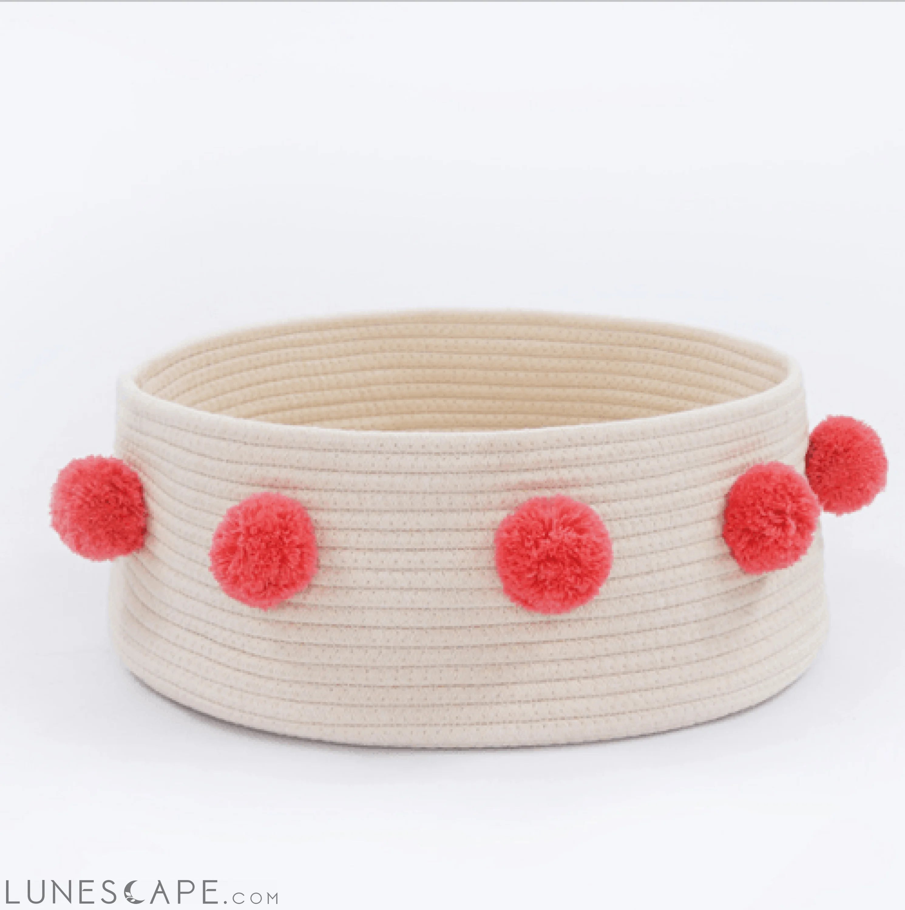 Coiled Jute Cat Basket LUNESCAPE