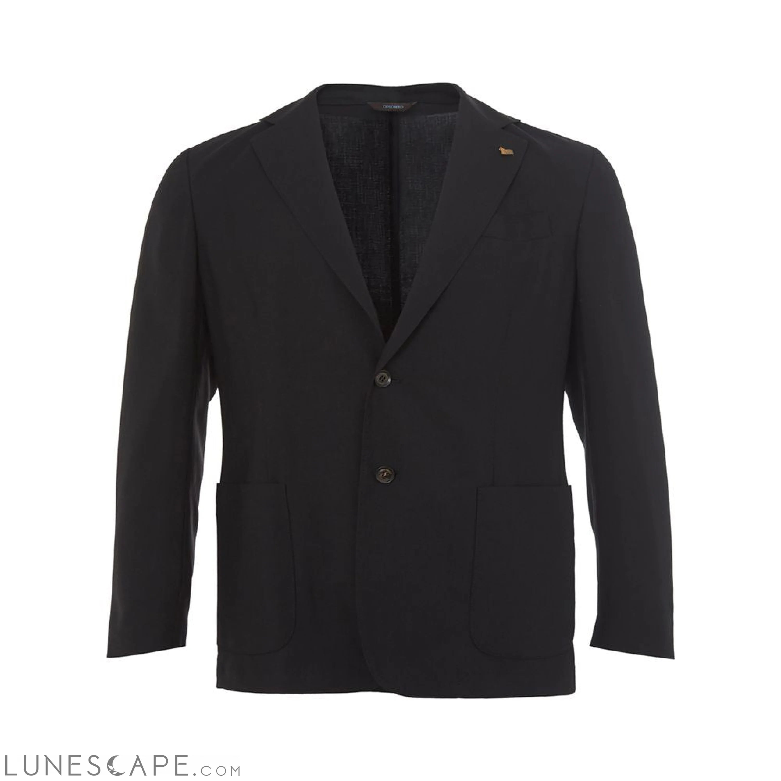 Colombo Elegant Cashmere Black Jacket LUNESCAPE