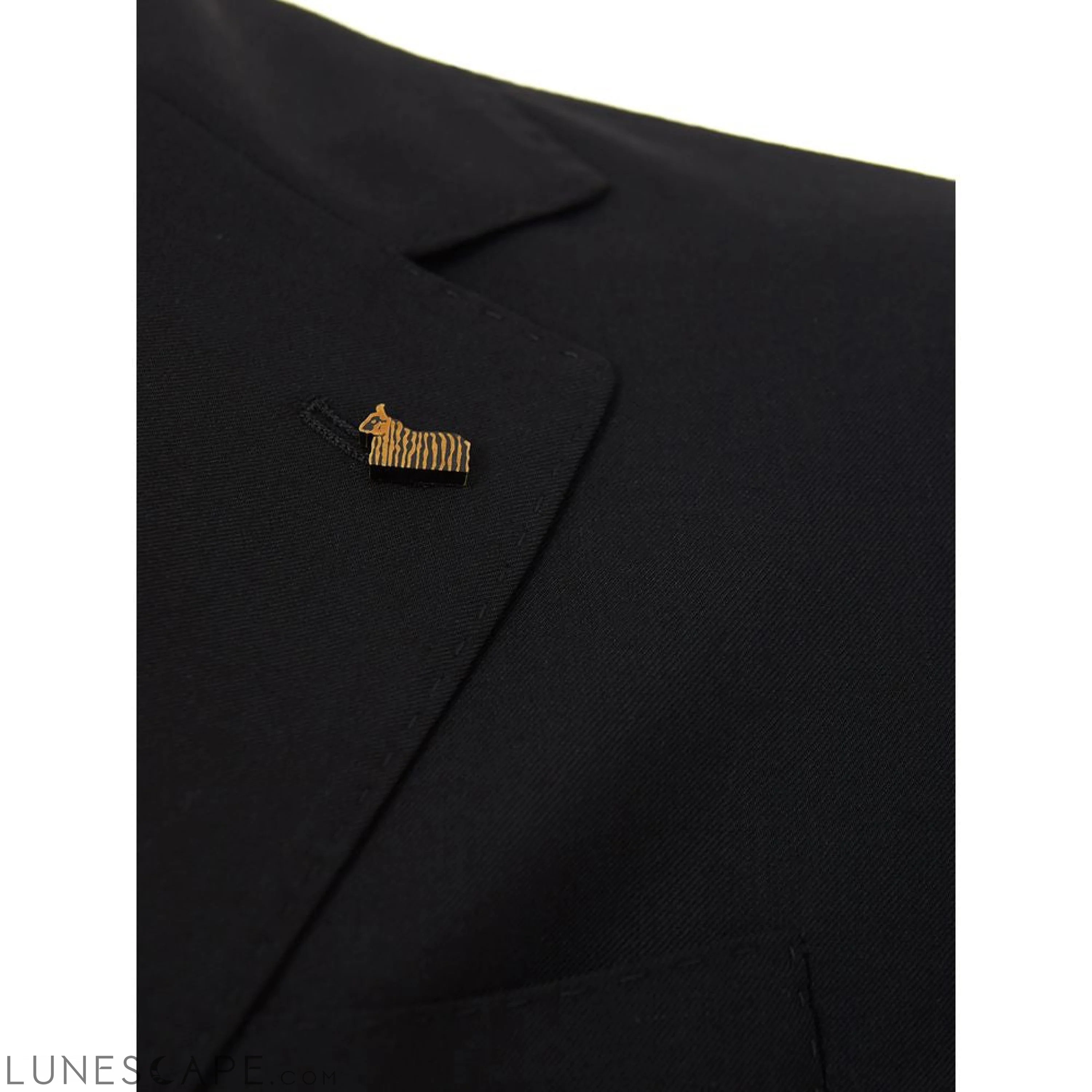 Colombo Elegant Cashmere Black Jacket LUNESCAPE