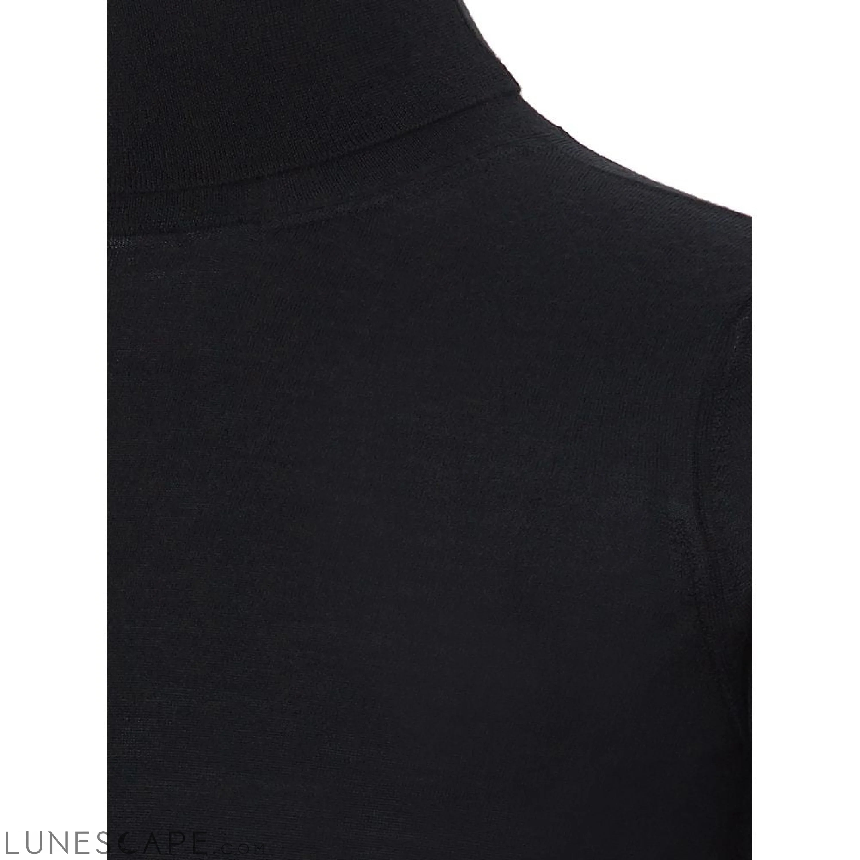 Colombo Italian Cashmere Luxury Black Sweater LUNESCAPE