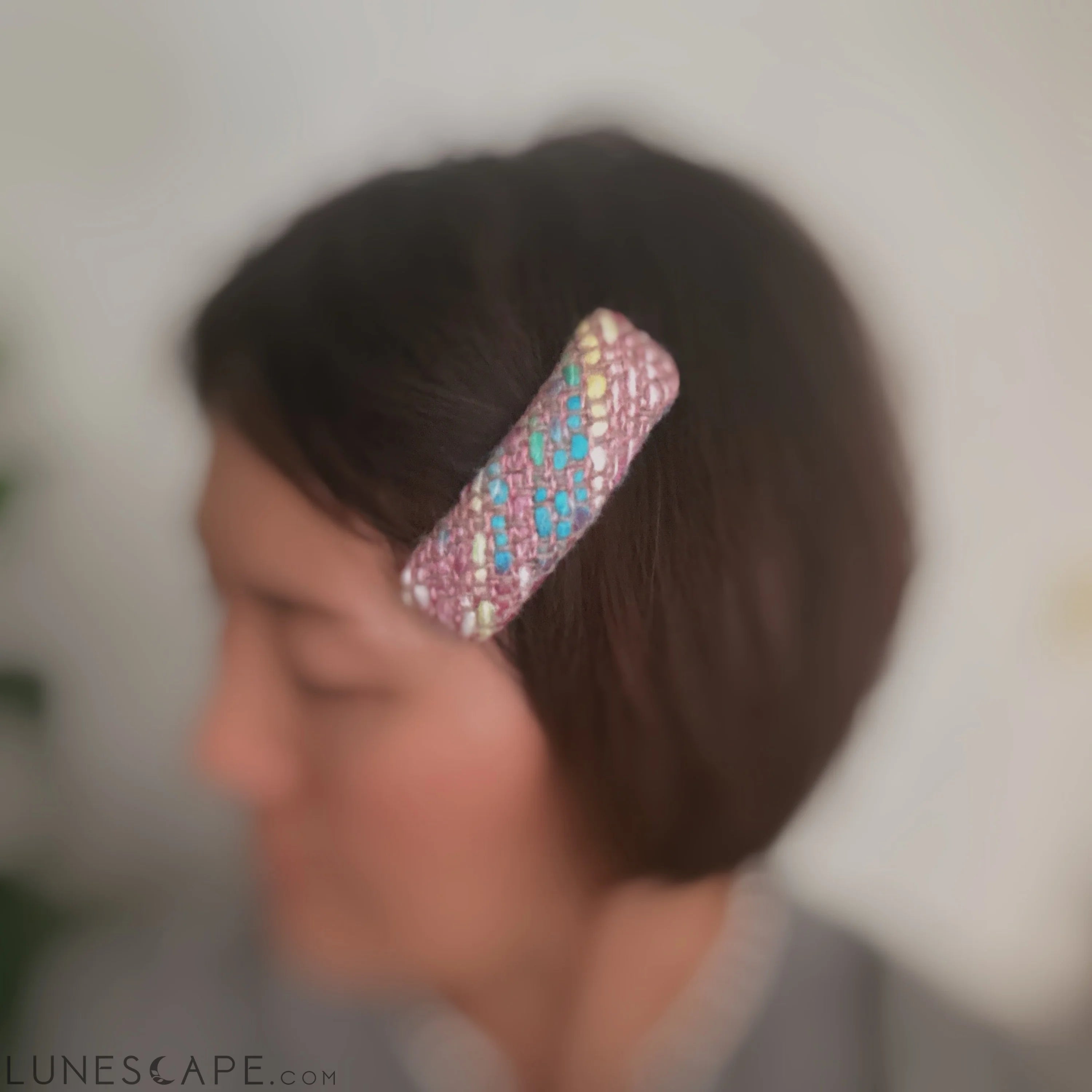 Color Breeze Tweed Hair Clip Set of 3 LUNESCAPE