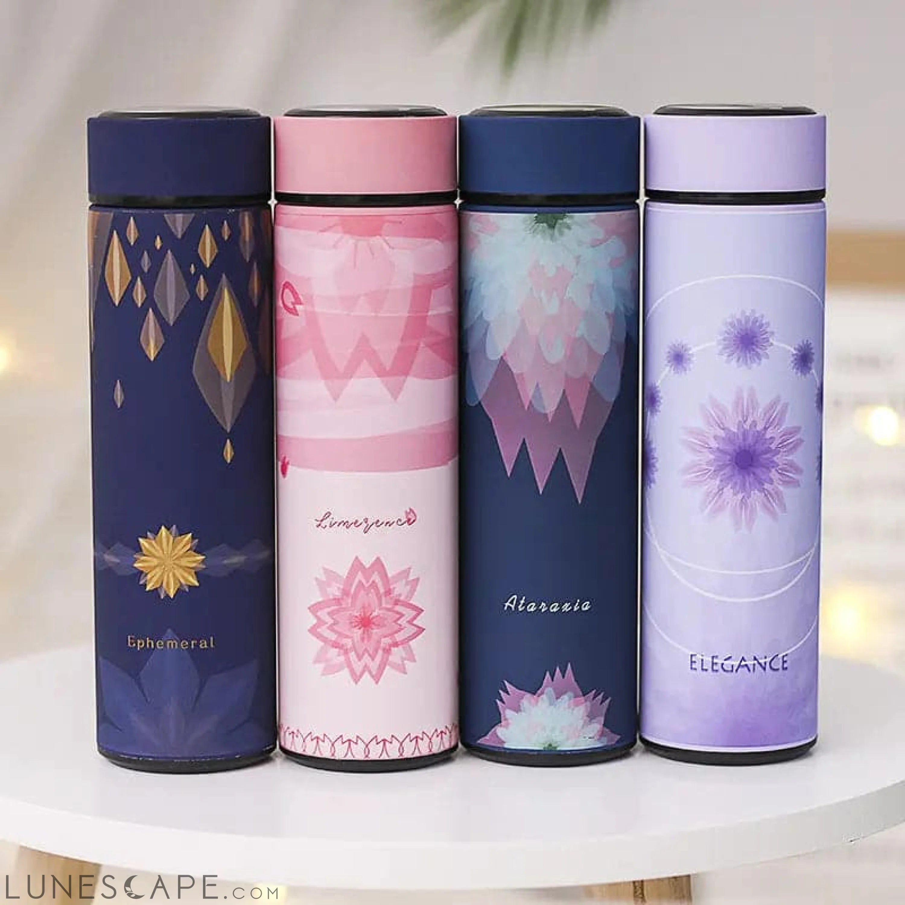 Colorful Insulated Travel Tumbler LUNESCAPE