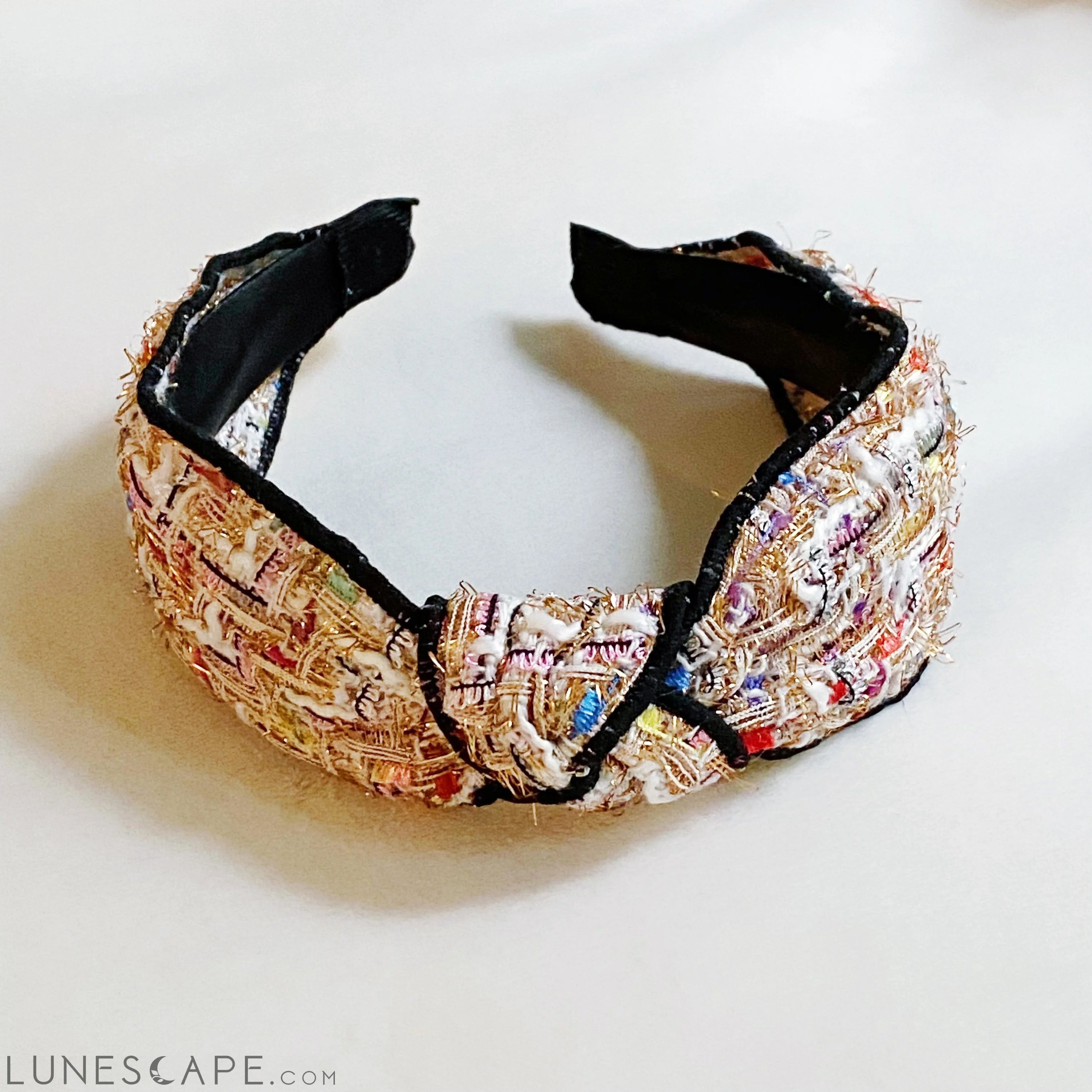 Colorful Tweed Headband LUNESCAPE