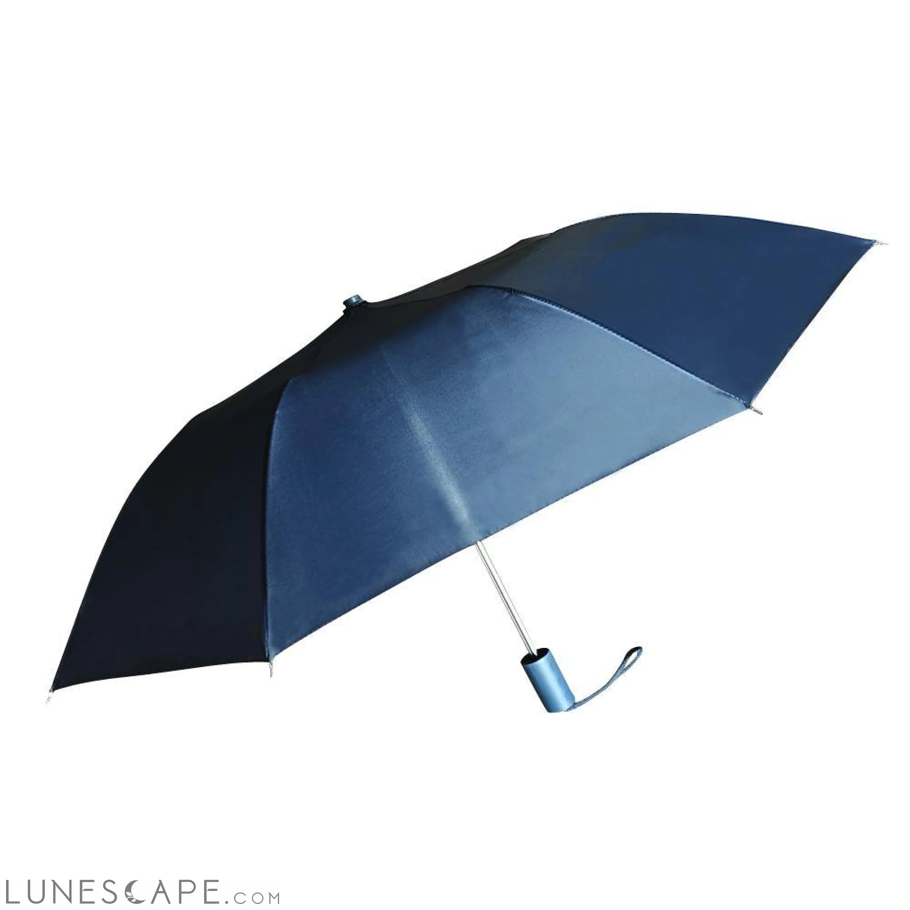 Compact Navy Blue Umbrella LUNESCAPE