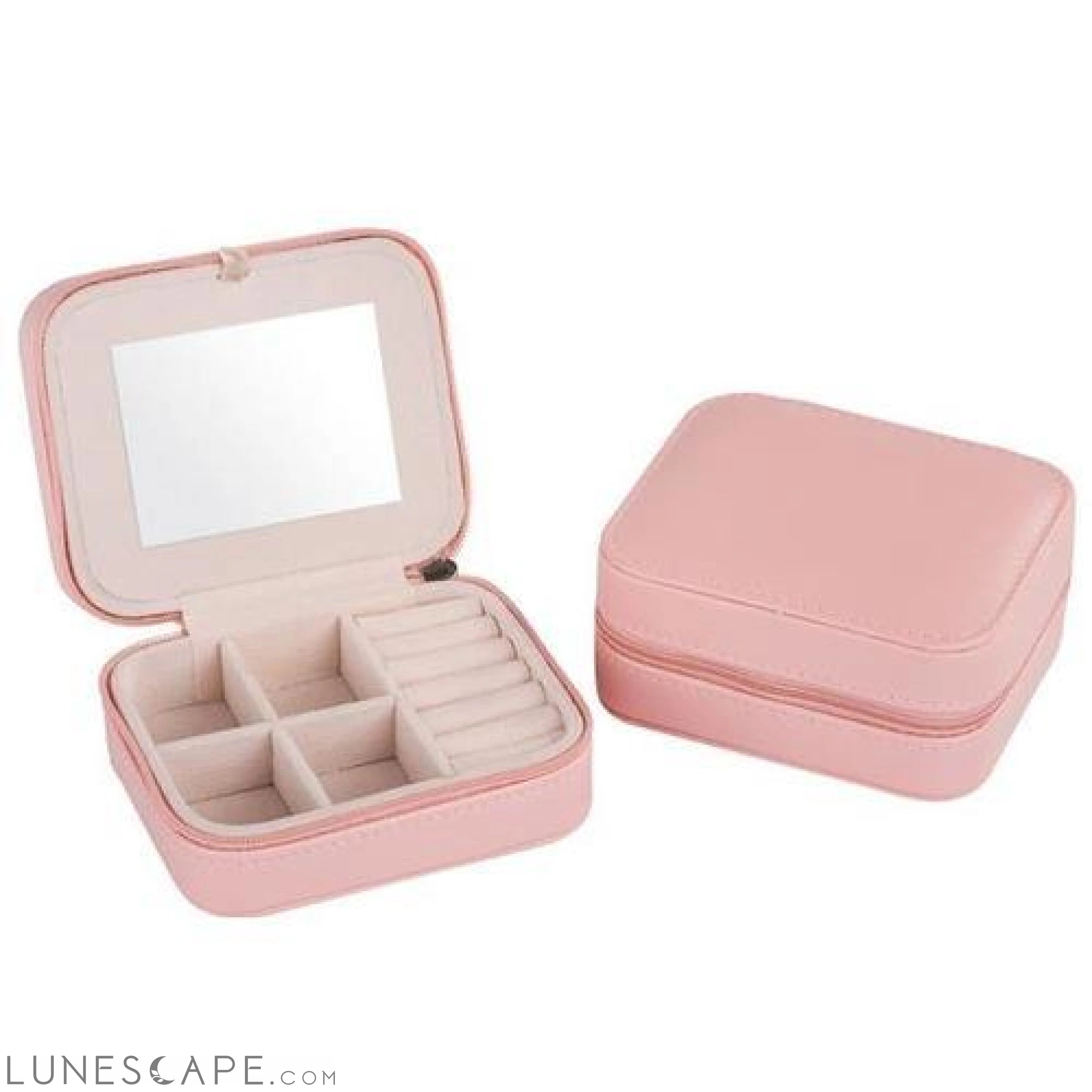 Compact Velvet Jewelry Case LUNESCAPE