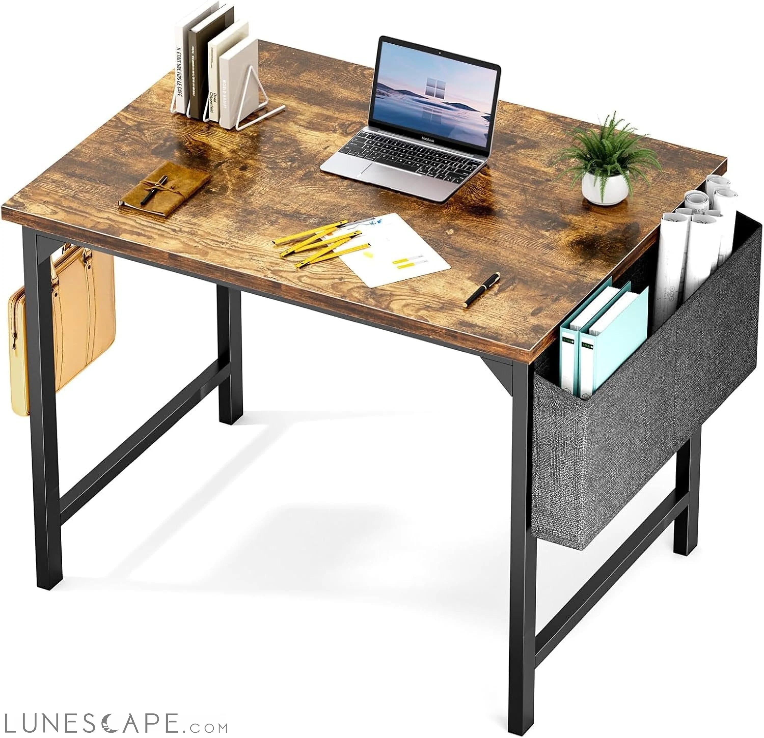 Computer Small Office Desk 32 Inch Student Kids Study Writing Work LUNESCAPE